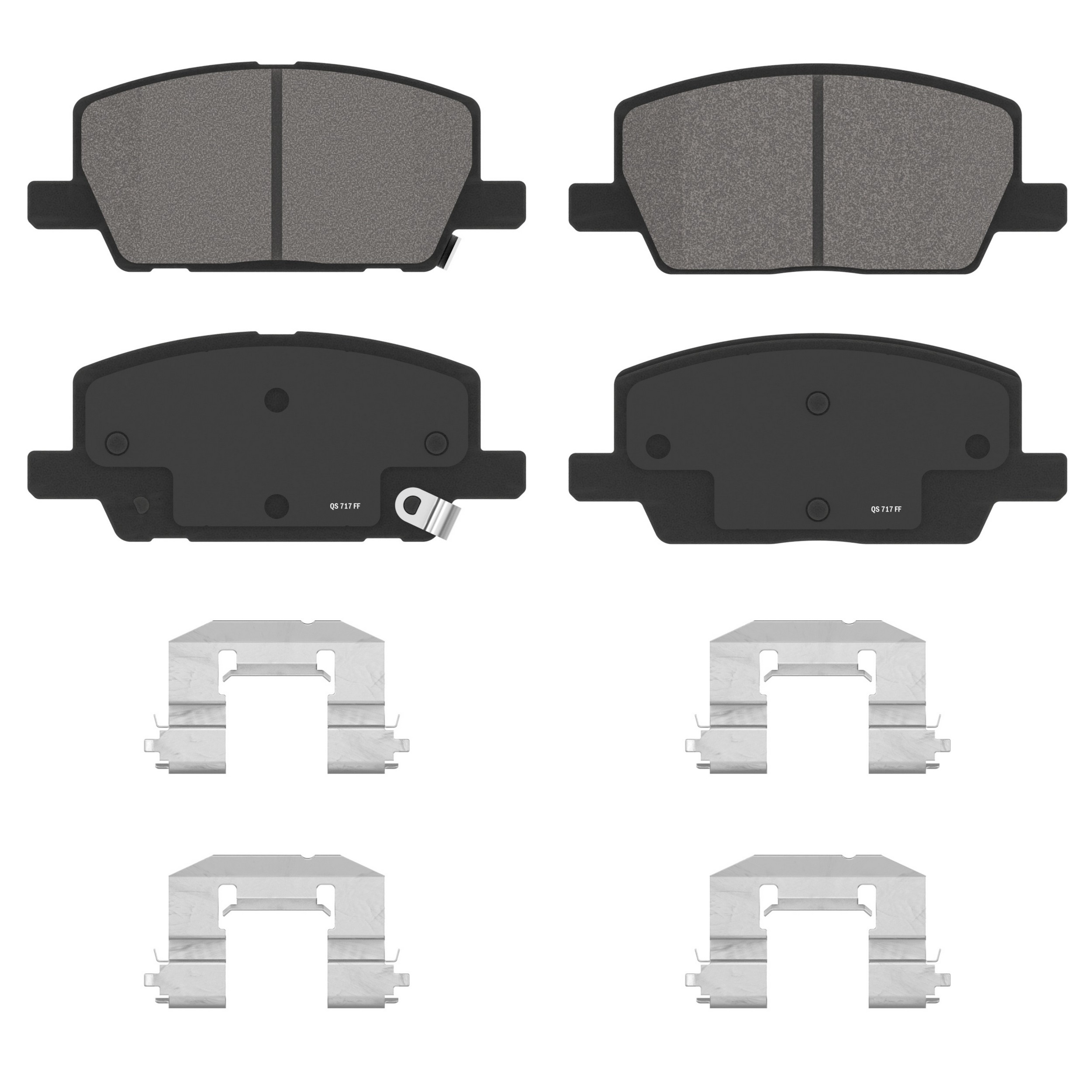 QuickStop Front Disc Brake Pad Set Ceramic