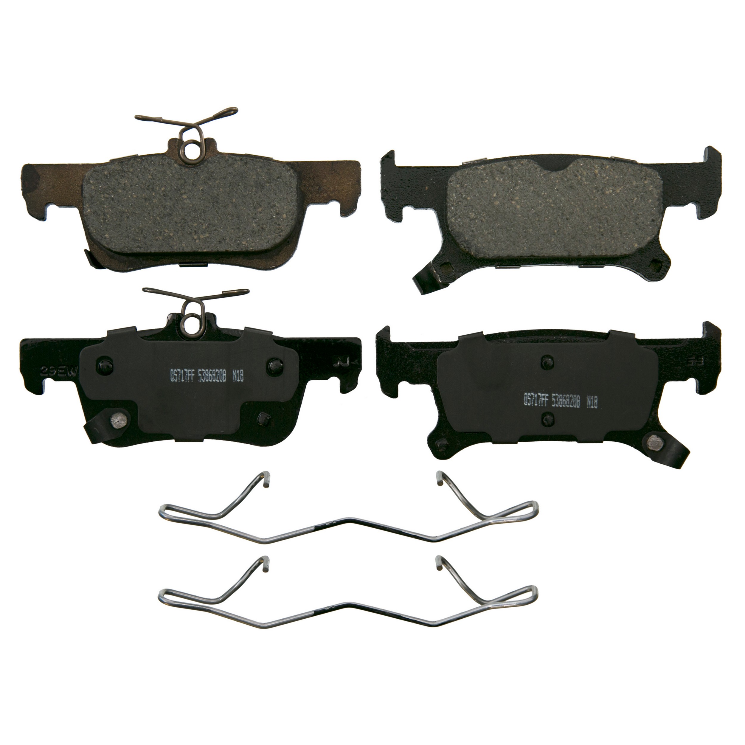 QuickStop Rear Disc Brake Pad Set Ceramic