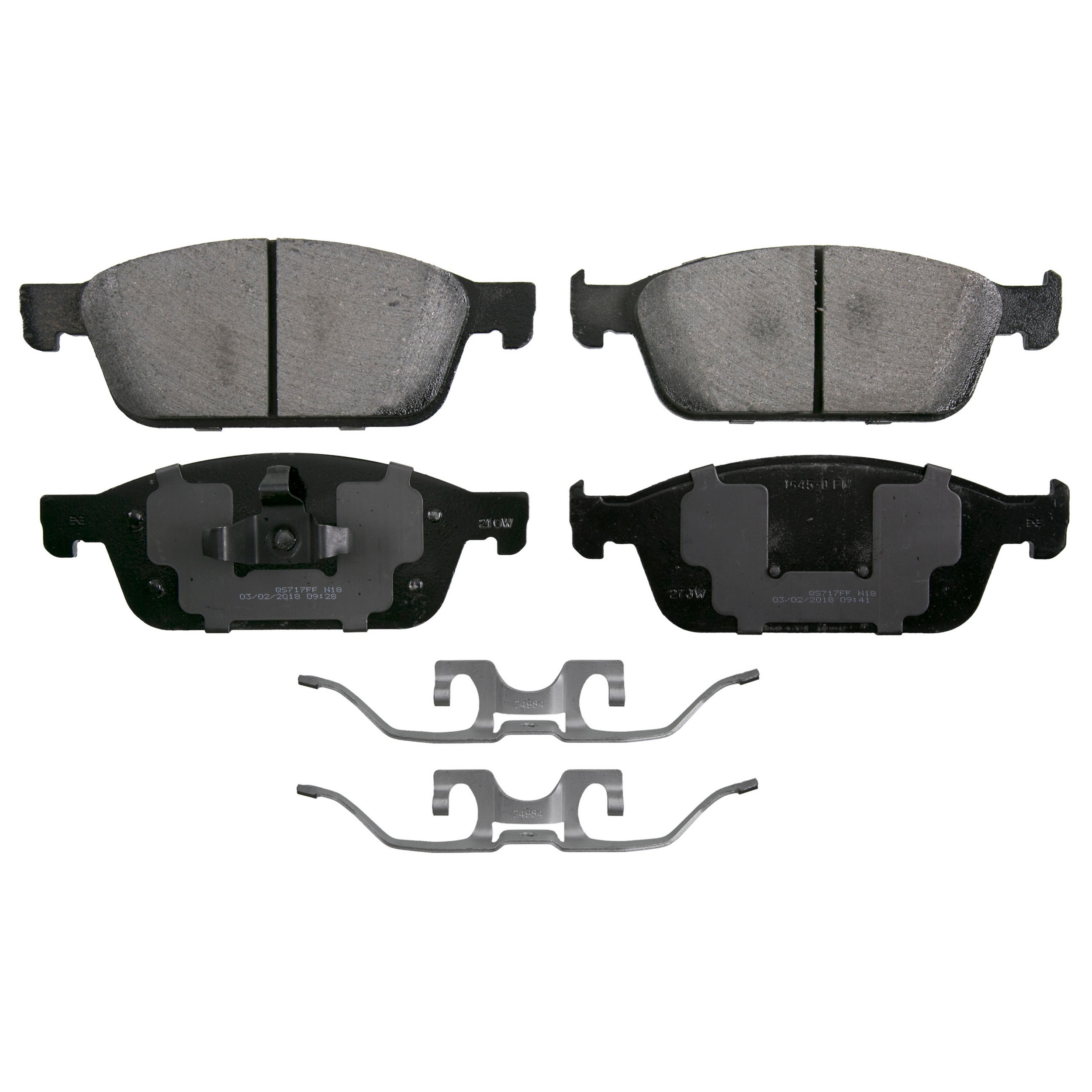 QuickStop Front Disc Brake Pad Set Ceramic