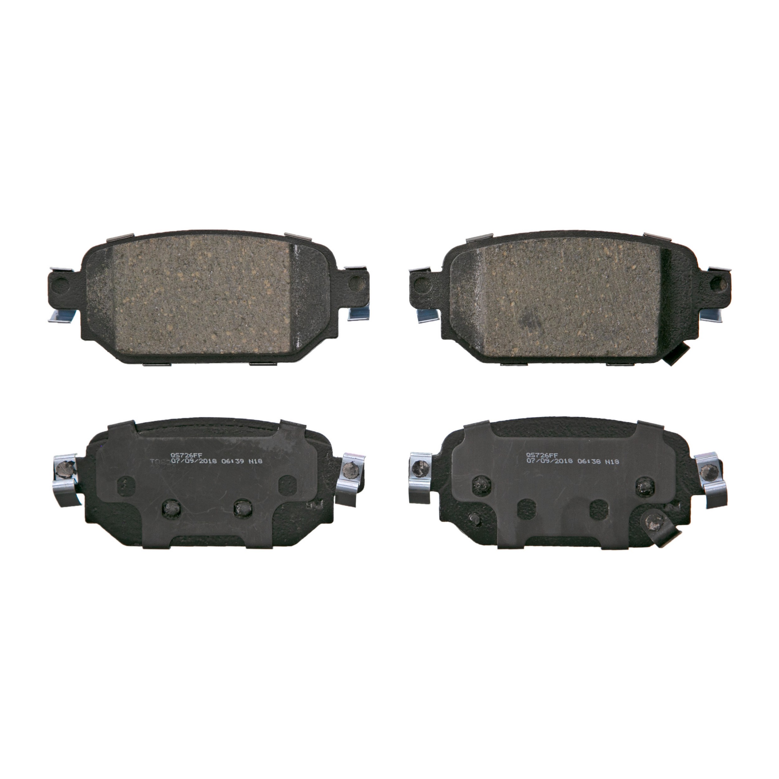 QuickStop Rear Disc Brake Pad Set Ceramic