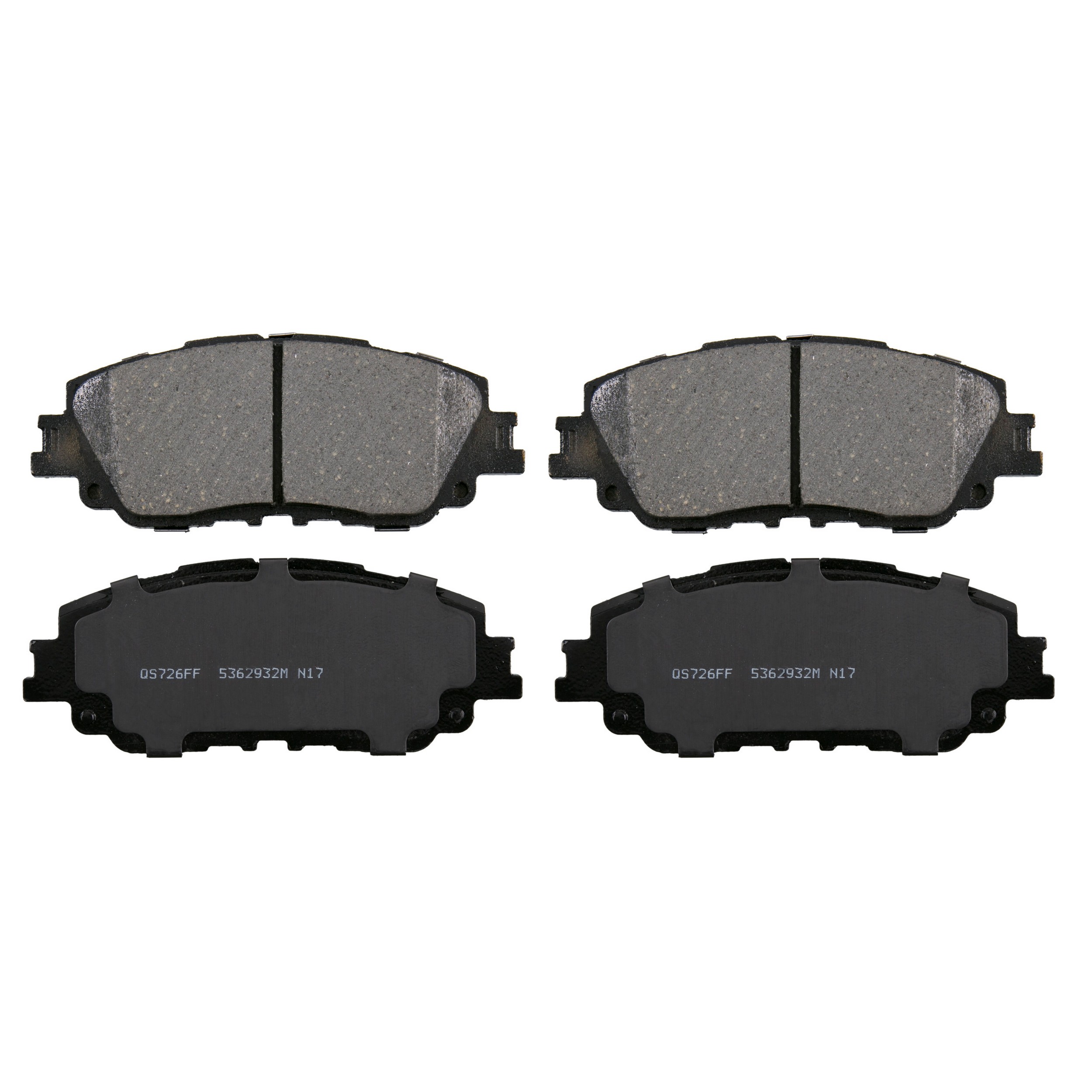 QuickStop Front Disc Brake Pad Set Ceramic