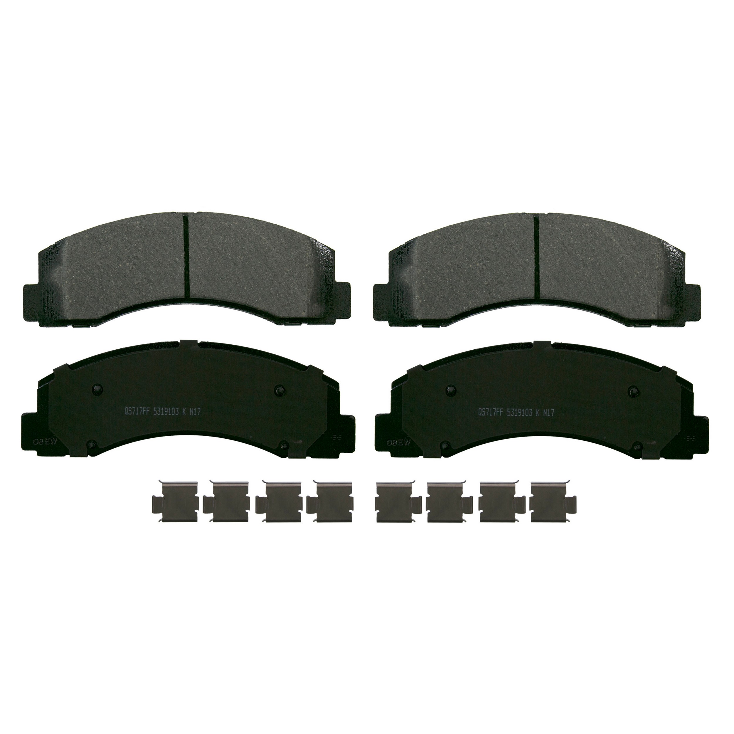 QuickStop Front Disc Brake Pad Set Ceramic