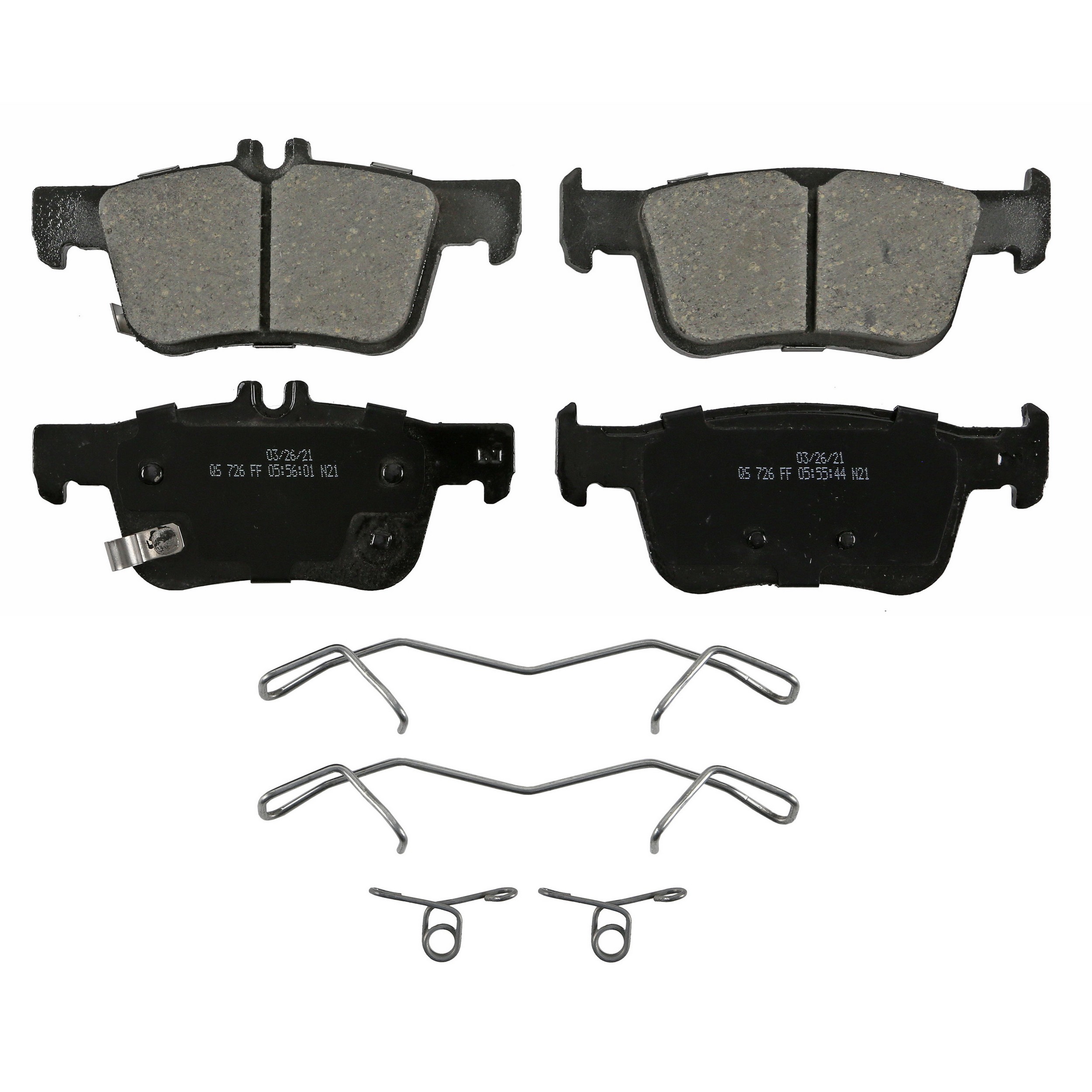 QuickStop Rear Disc Brake Pad Set Ceramic