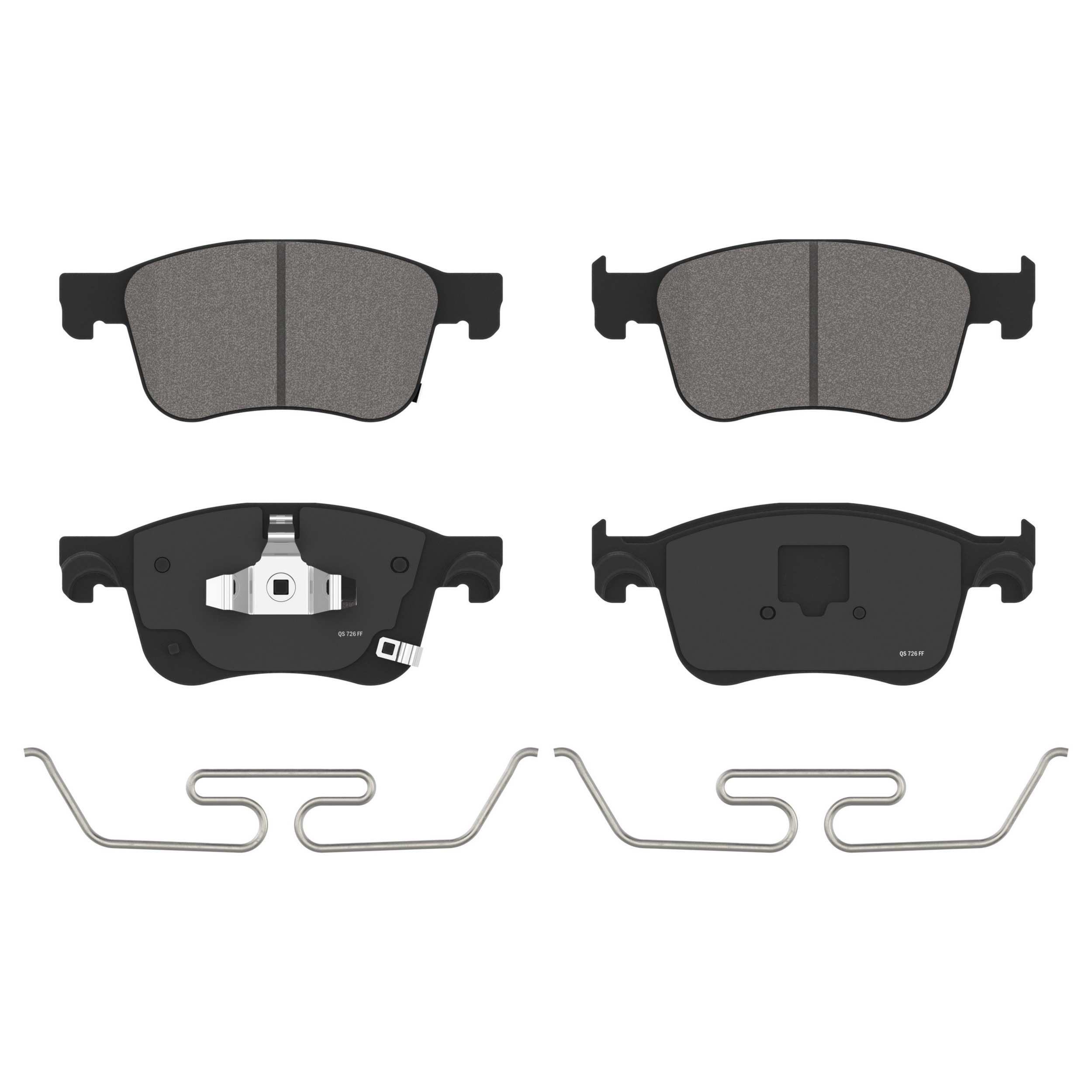 QuickStop Front Disc Brake Pad Set Ceramic