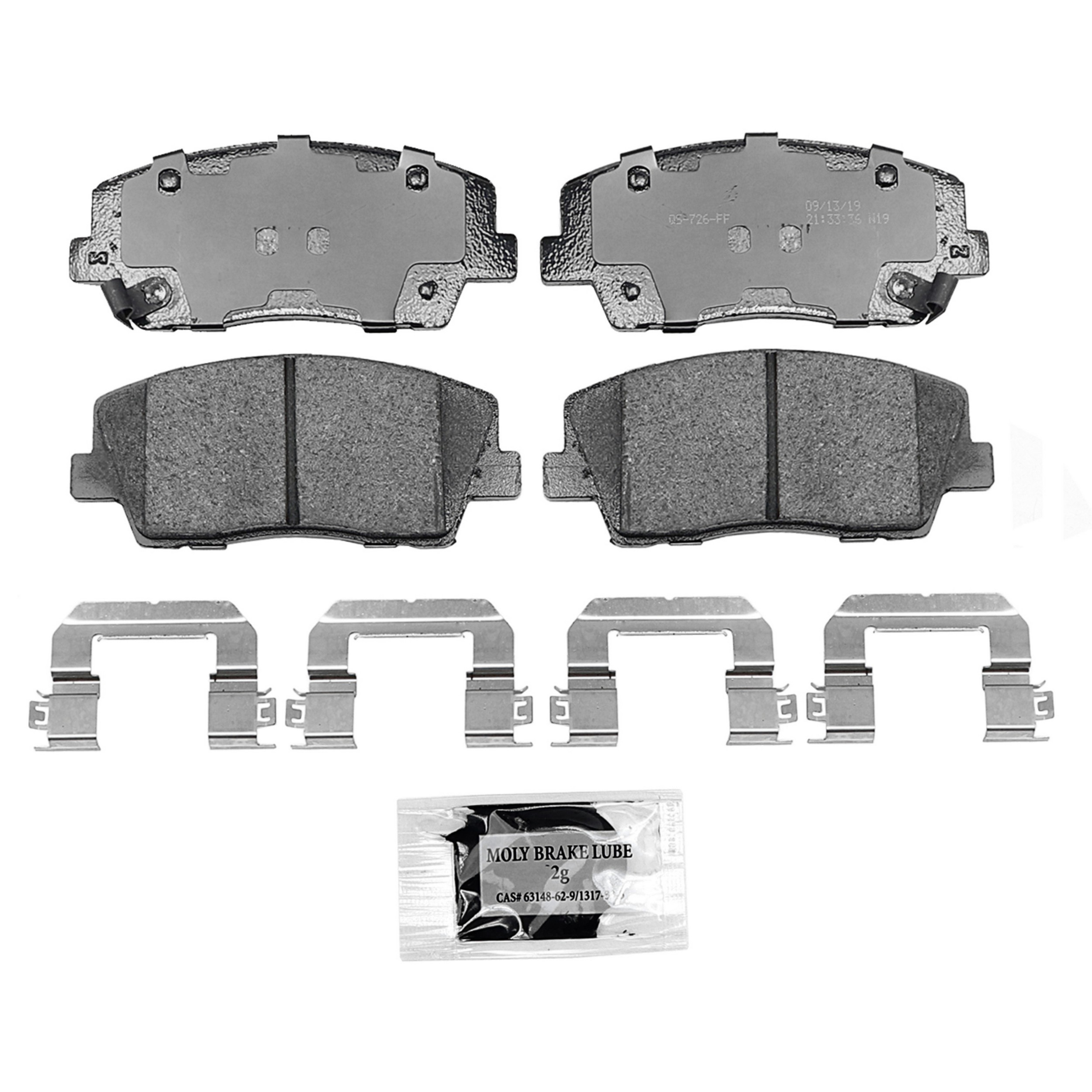 QuickStop Front Disc Brake Pad Set Ceramic