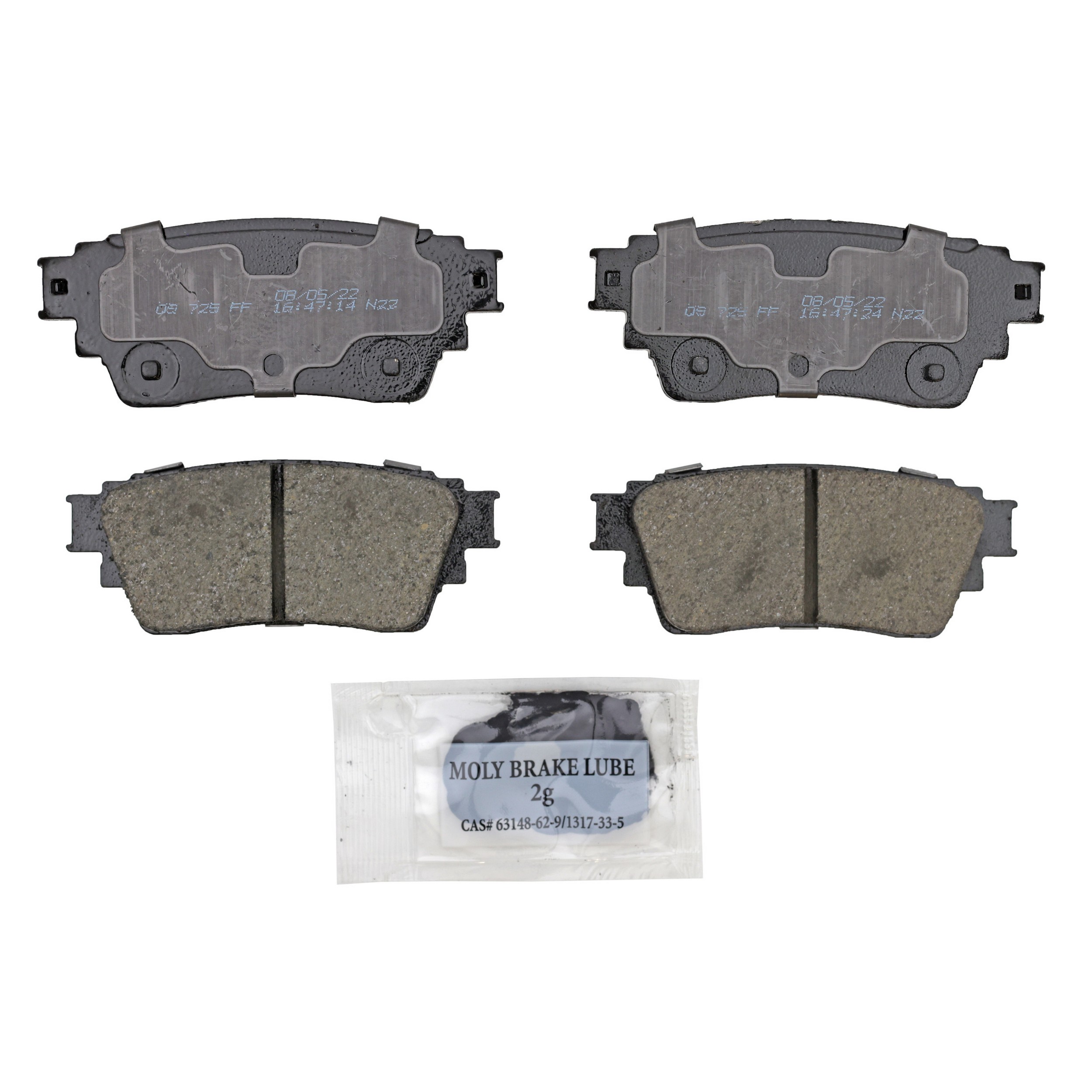 QuickStop Rear Disc Brake Pad Set Ceramic