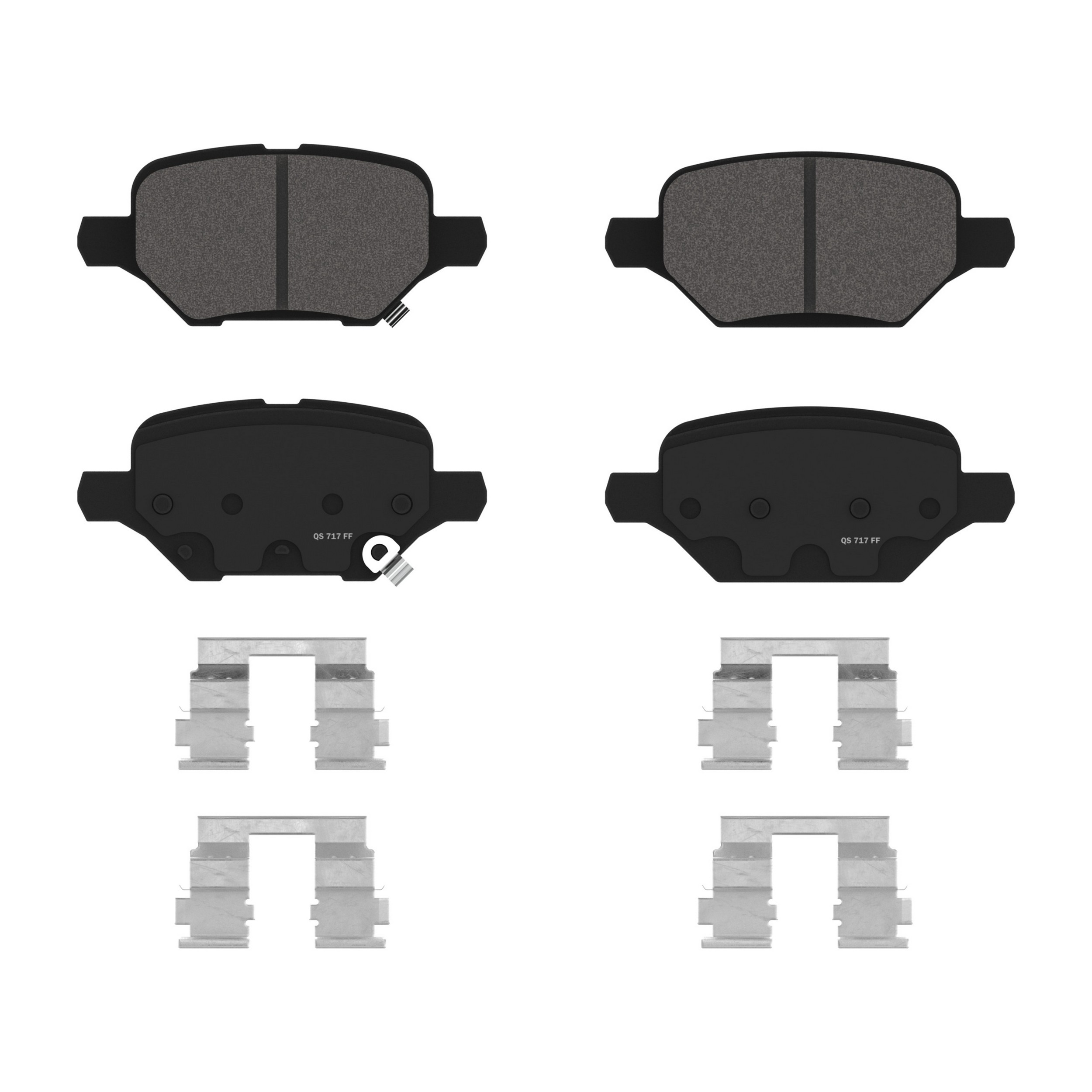 QuickStop Rear Disc Brake Pad Set Ceramic