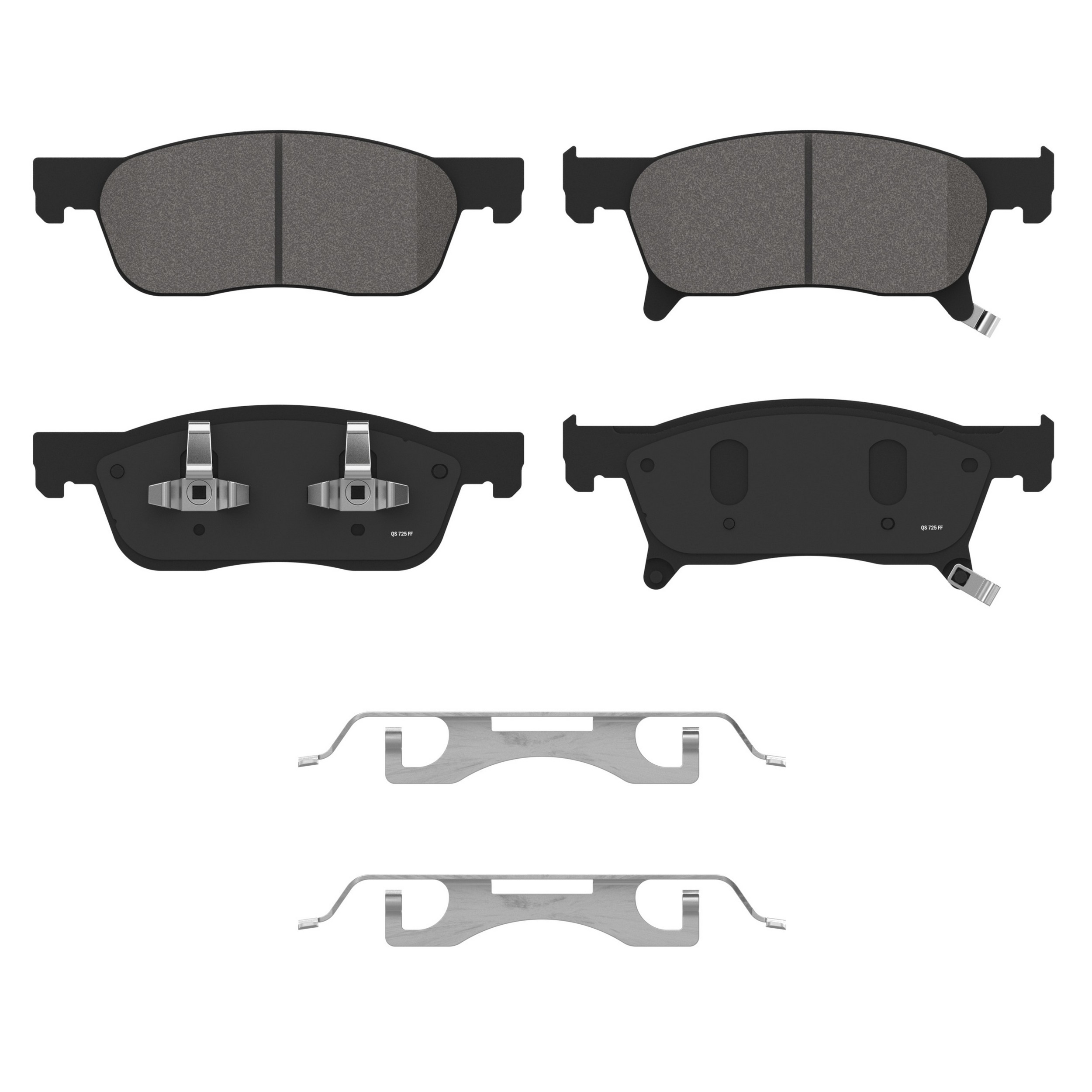 QuickStop Front Disc Brake Pad Set Ceramic