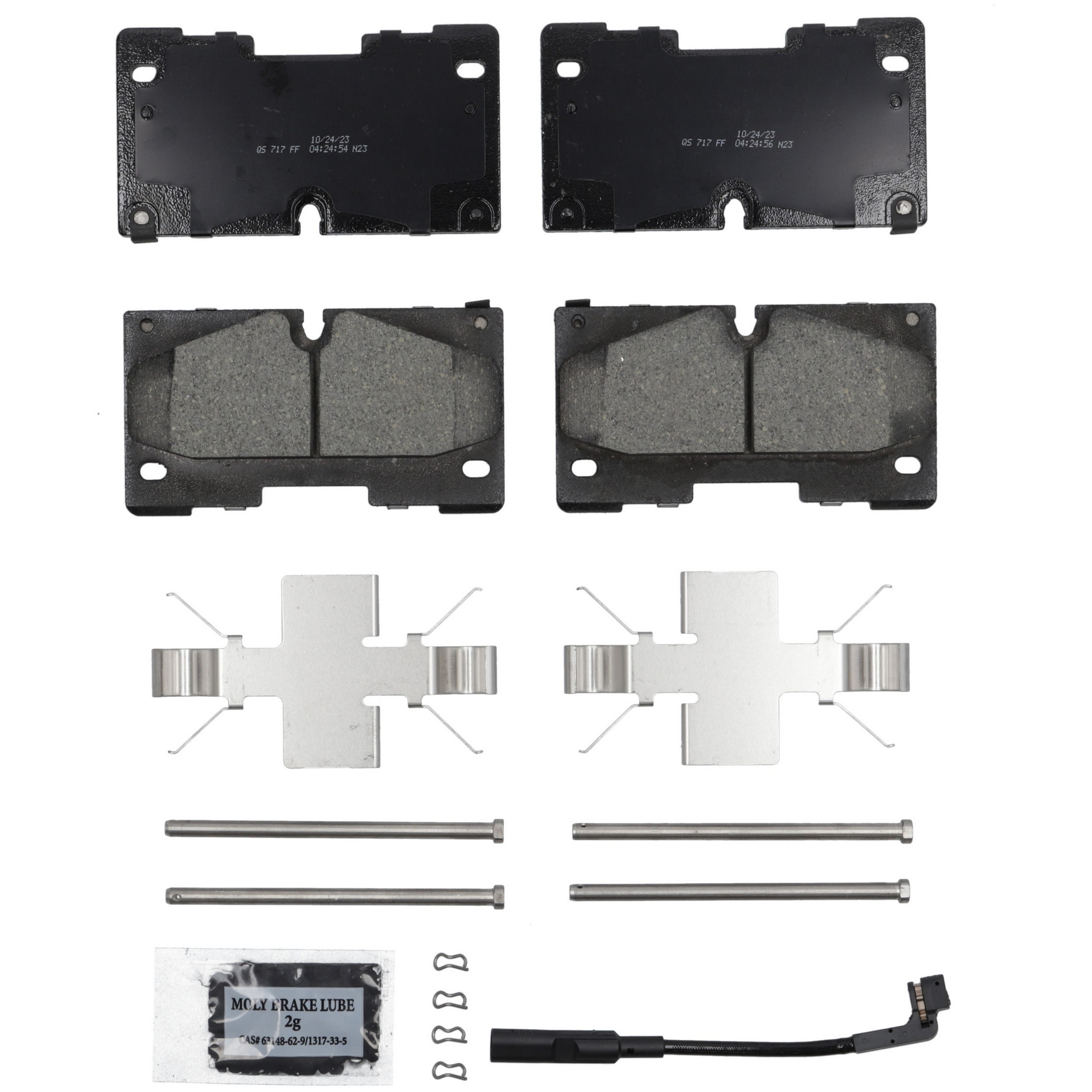 QuickStop Front Disc Brake Pad Set Ceramic
