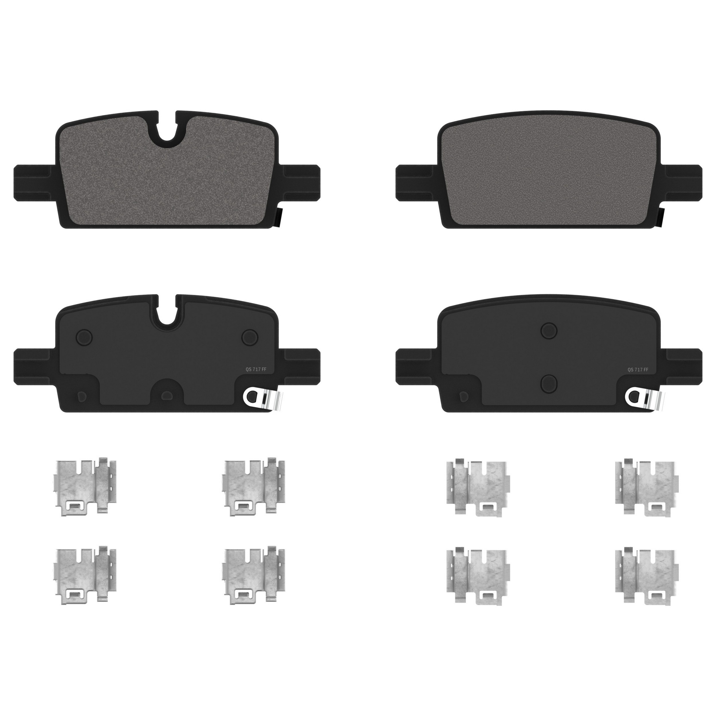 QuickStop Rear Disc Brake Pad Set Ceramic