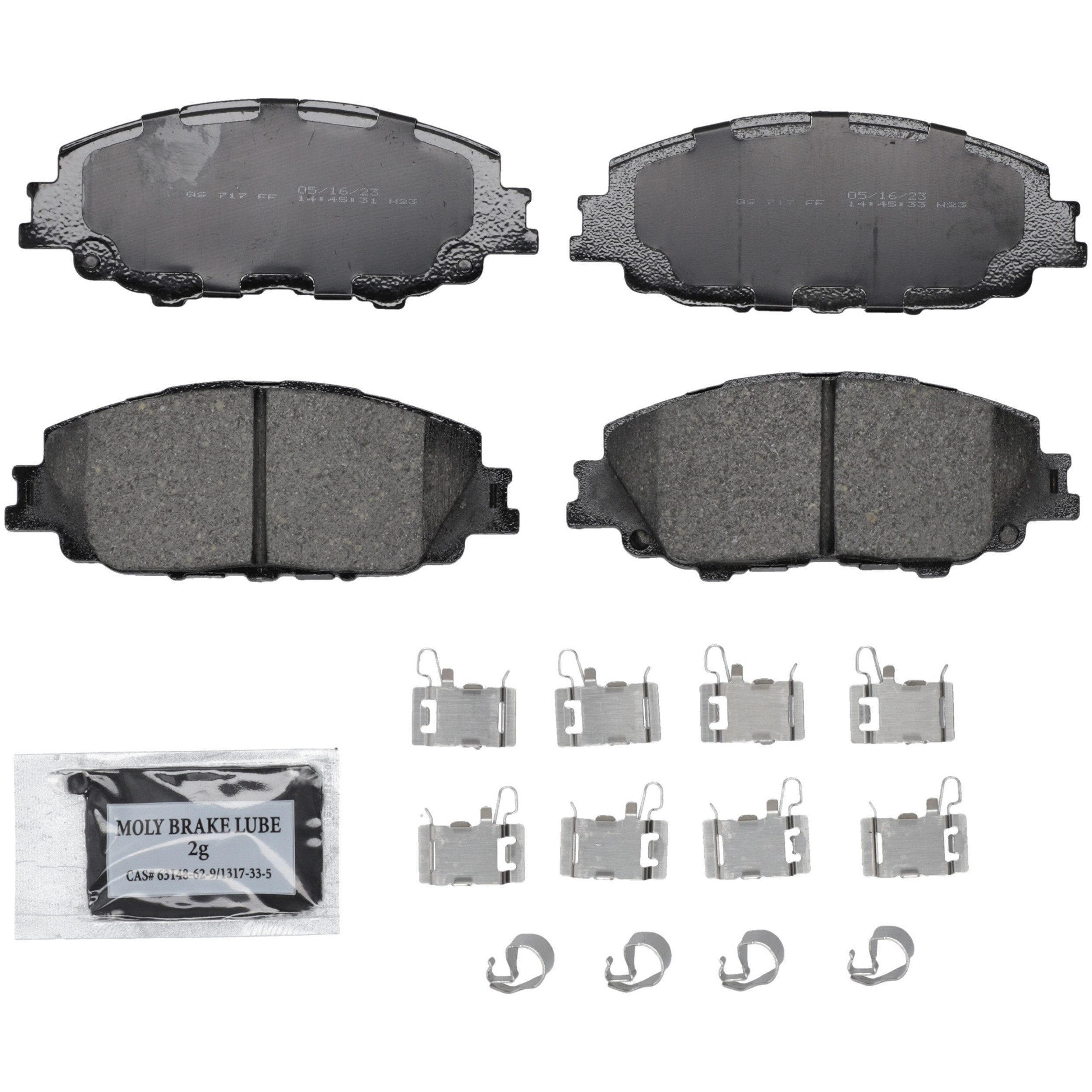 QuickStop Front Disc Brake Pad Set Ceramic