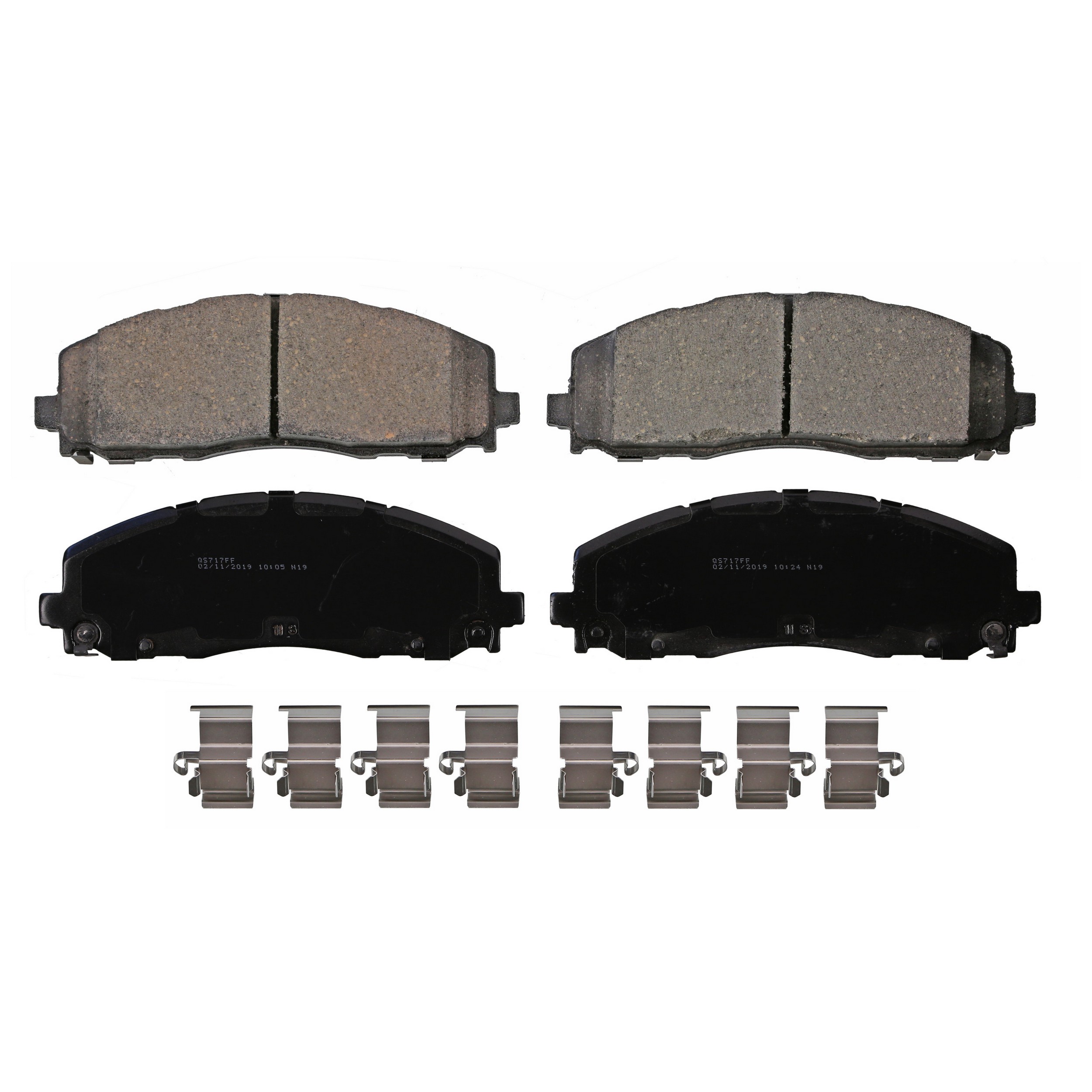 QuickStop Front Disc Brake Pad Set Ceramic