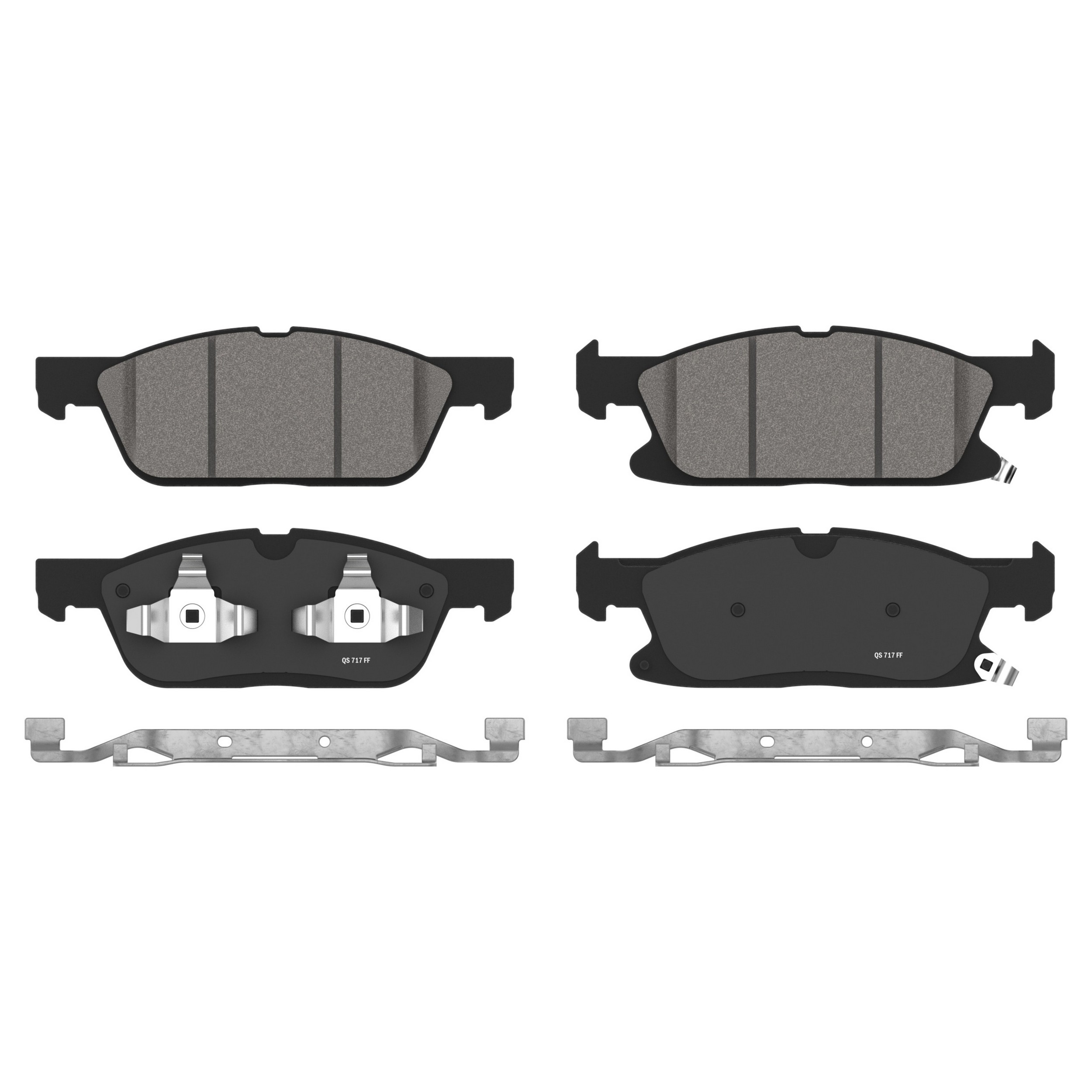 QuickStop Front Disc Brake Pad Set Ceramic