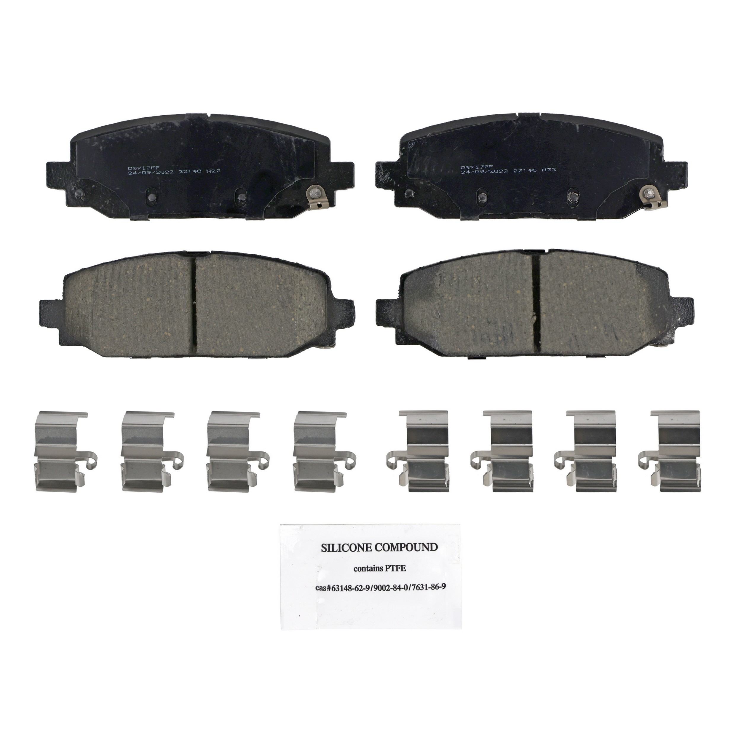 QuickStop Rear Disc Brake Pad Set Ceramic