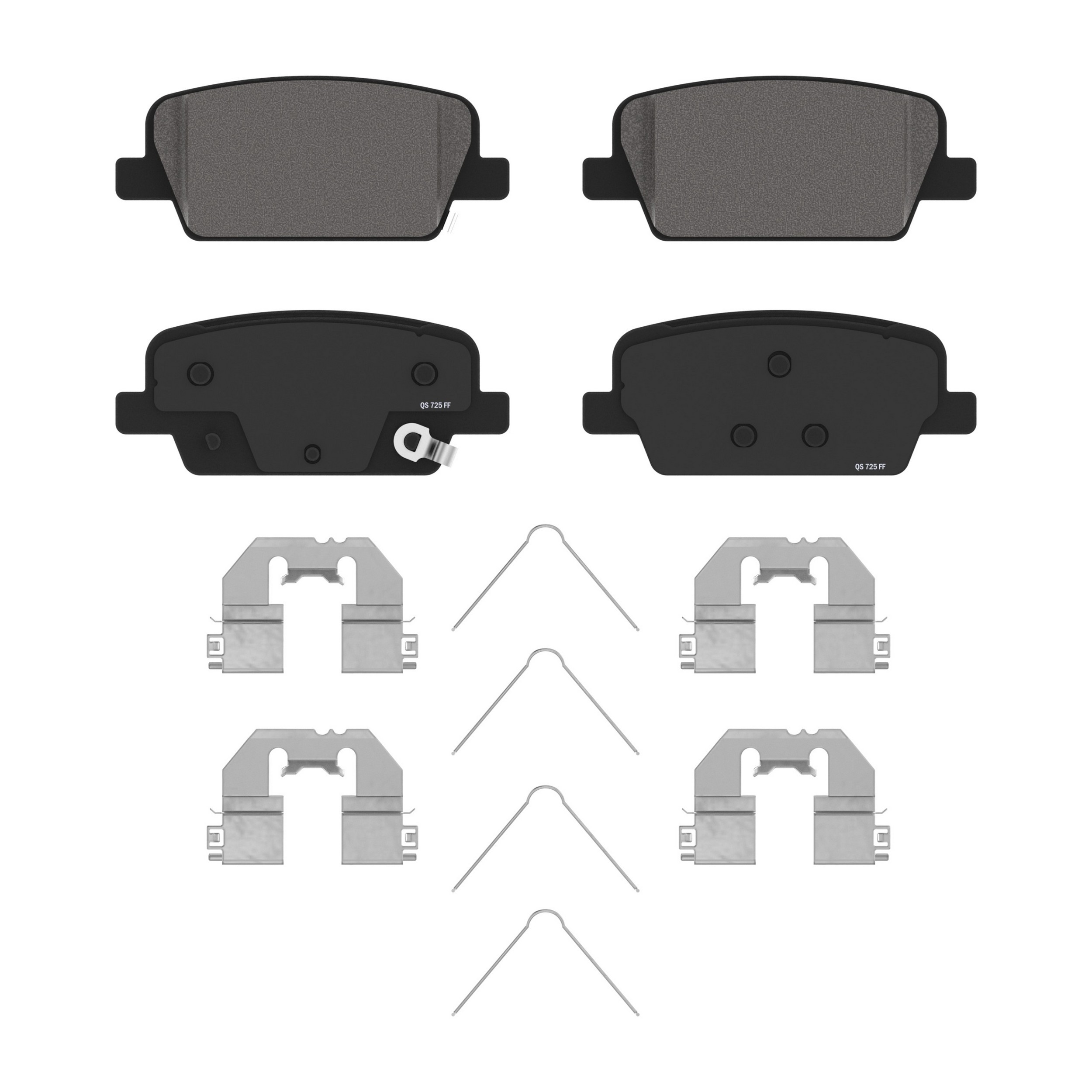 QuickStop Rear Disc Brake Pad Set Ceramic