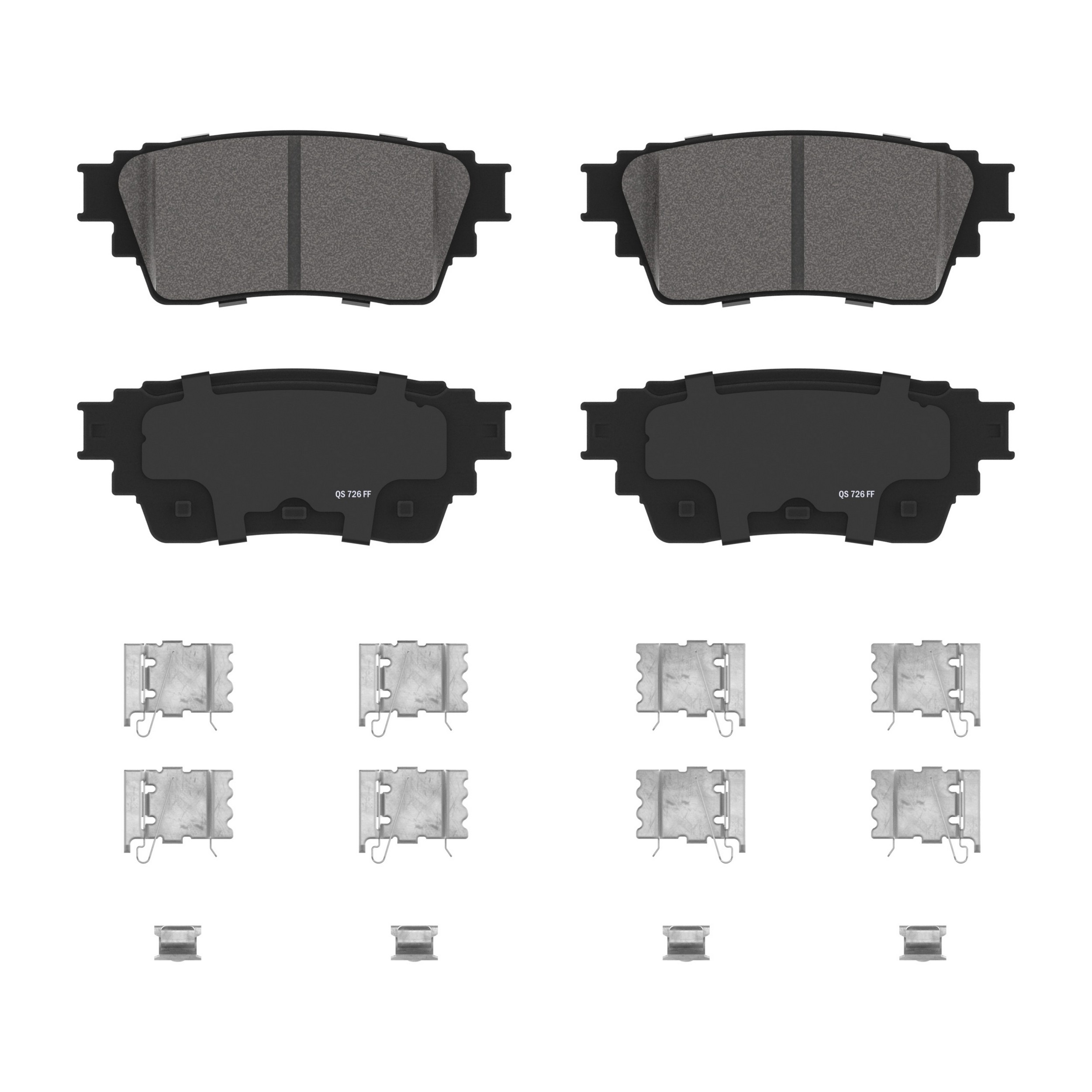 QuickStop Rear Disc Brake Pad Set Ceramic