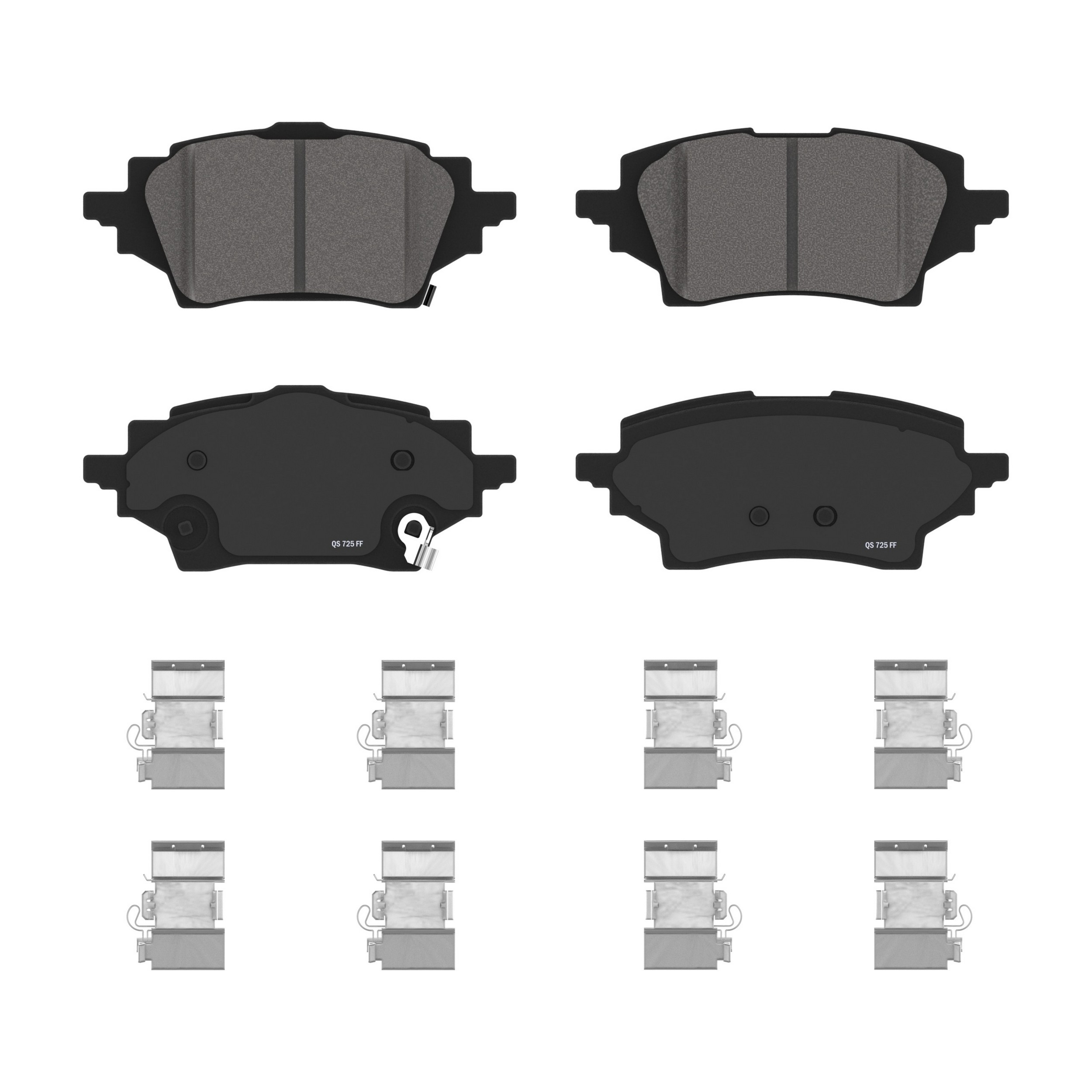QuickStop Rear Disc Brake Pad Set Ceramic