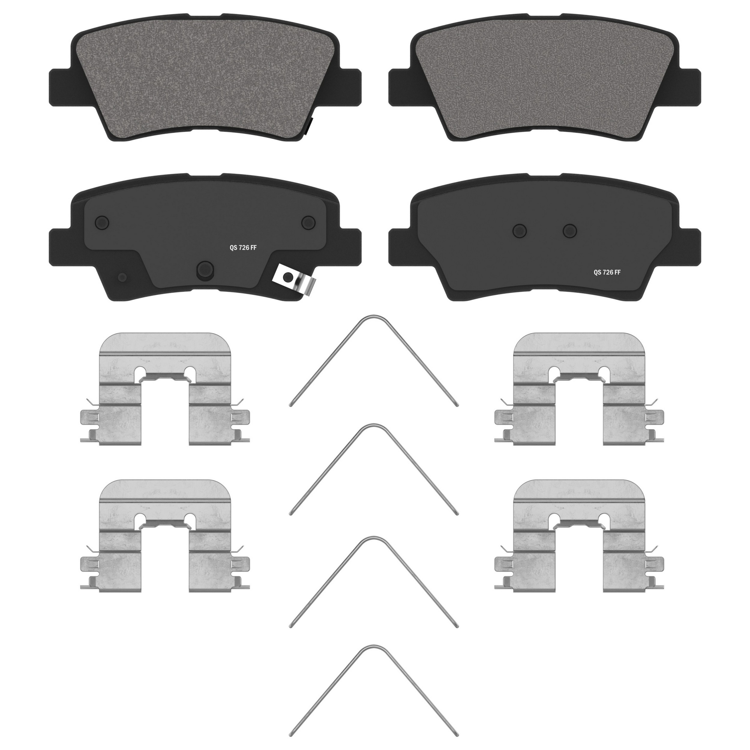 QuickStop Rear Disc Brake Pad Set Ceramic