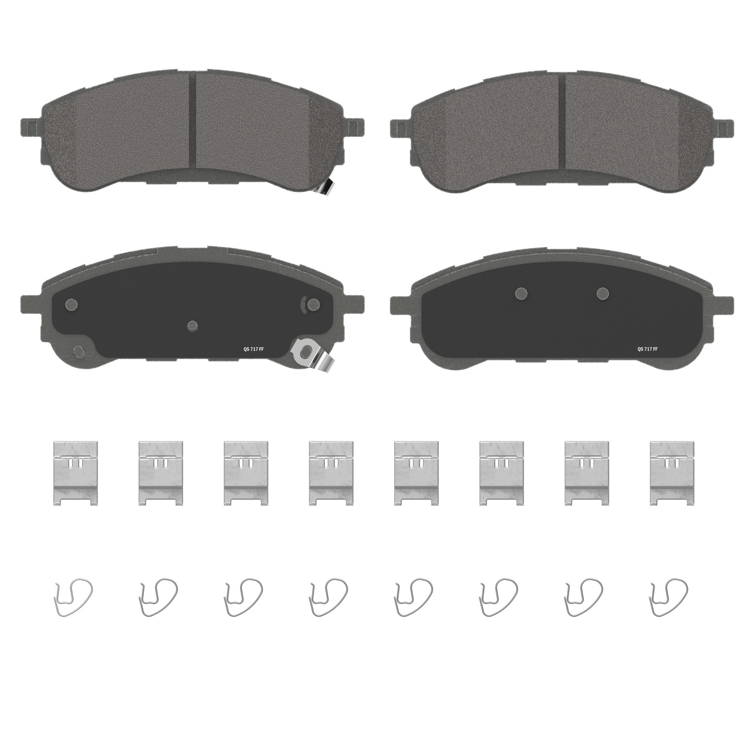 QuickStop Rear Disc Brake Pad Set Ceramic