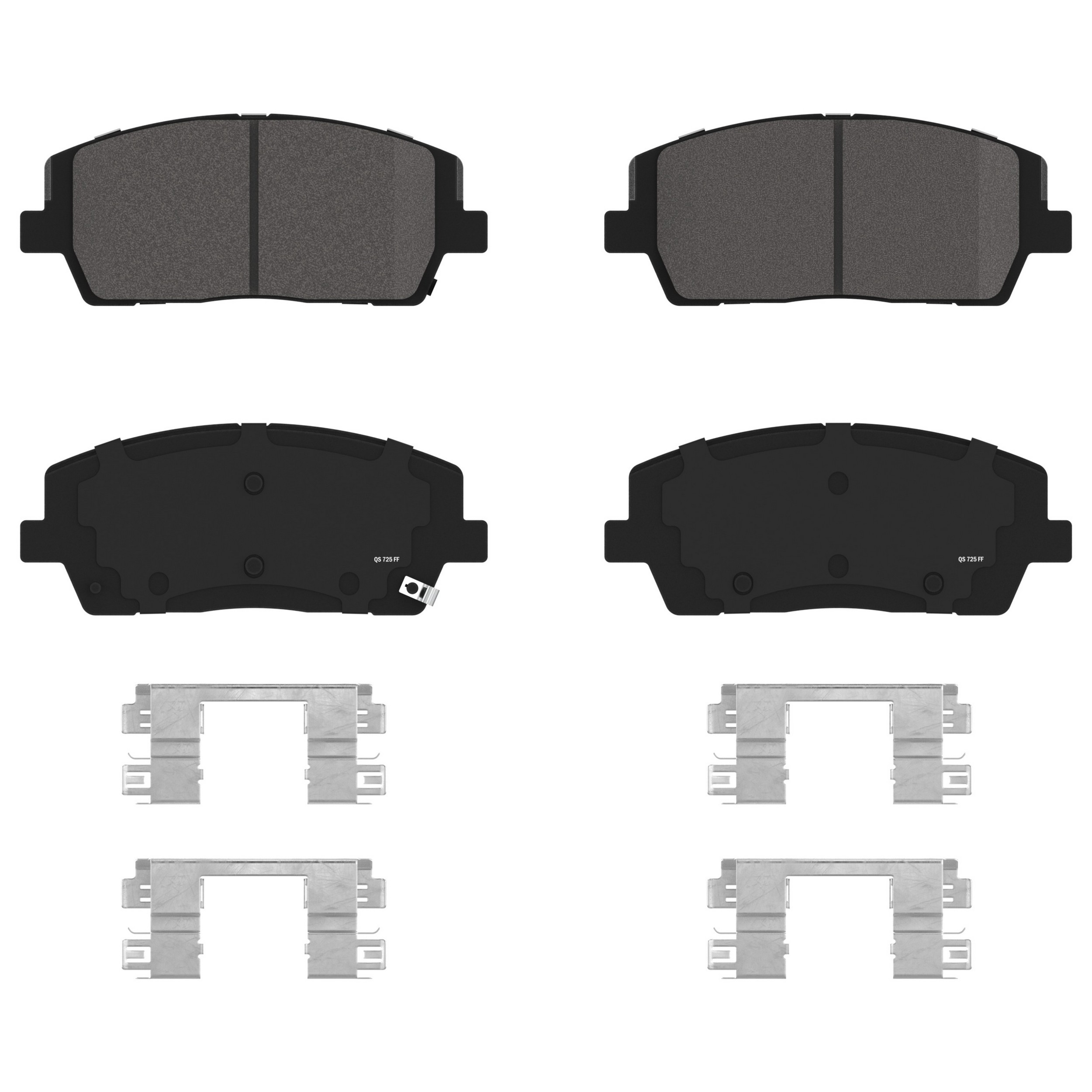 QuickStop Front Disc Brake Pad Set Ceramic