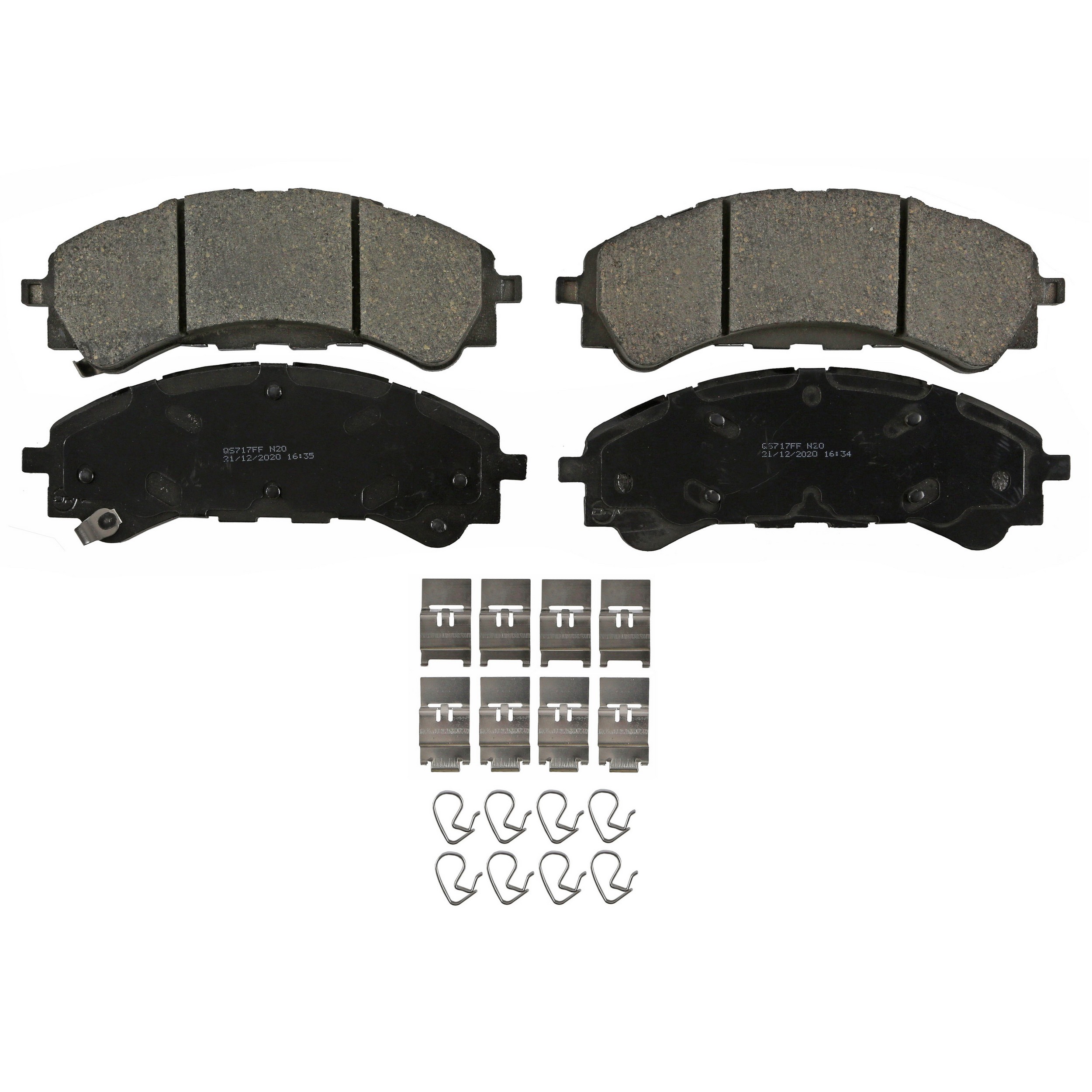 QuickStop Front Disc Brake Pad Set Ceramic