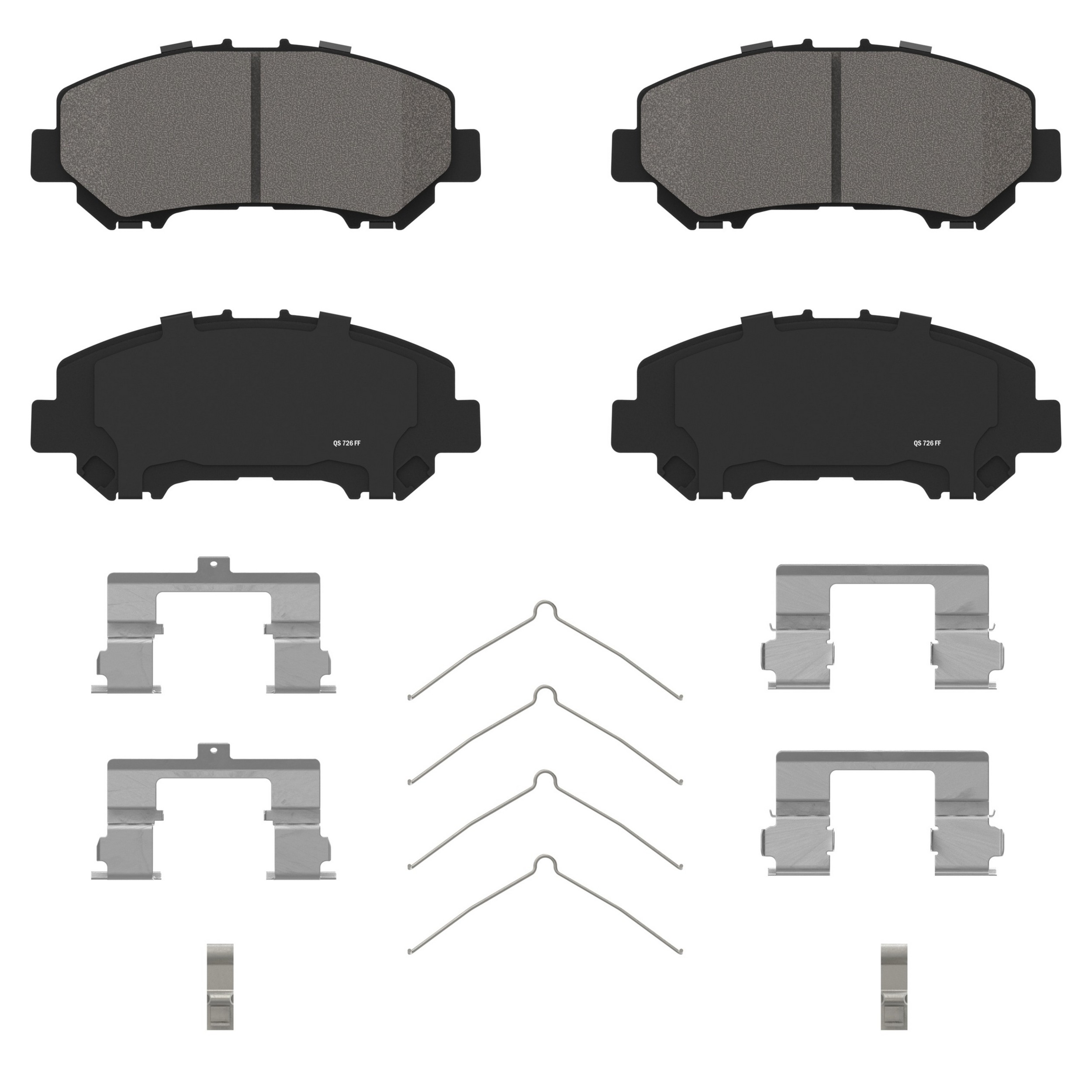 QuickStop Front Disc Brake Pad Set Ceramic