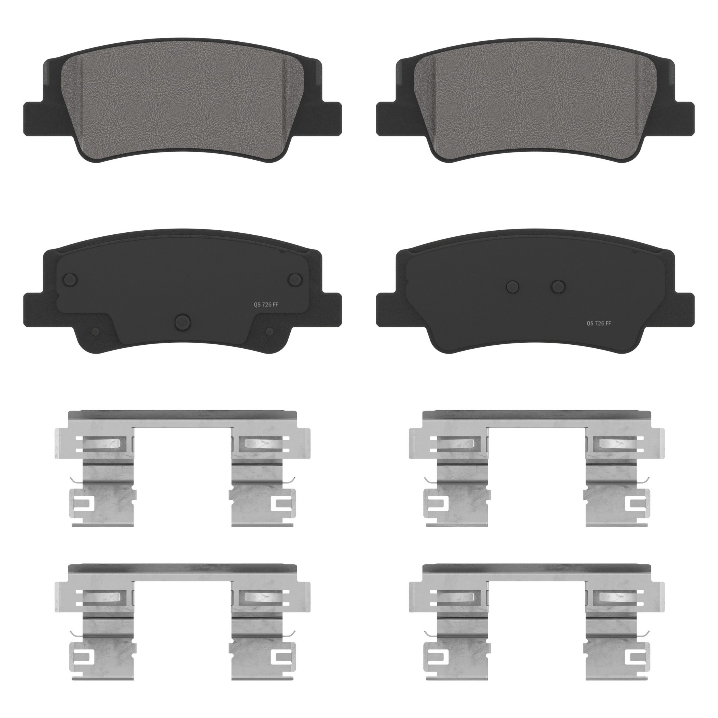 QuickStop Rear Disc Brake Pad Set Ceramic