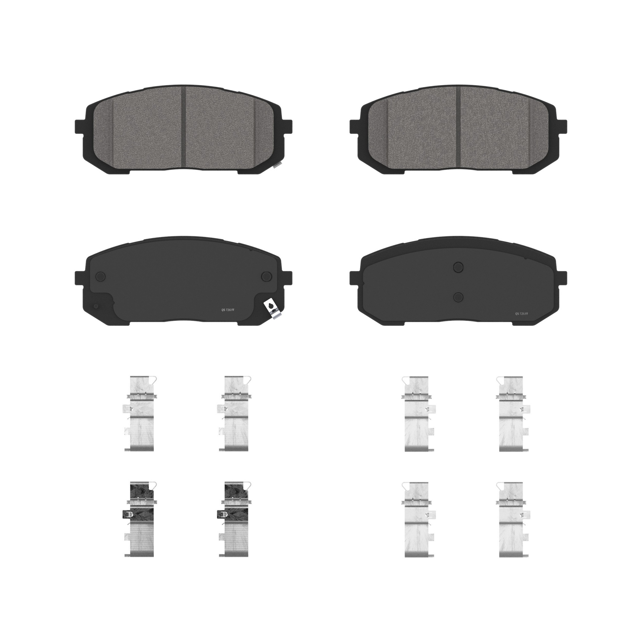 QuickStop Front Disc Brake Pad Set Ceramic