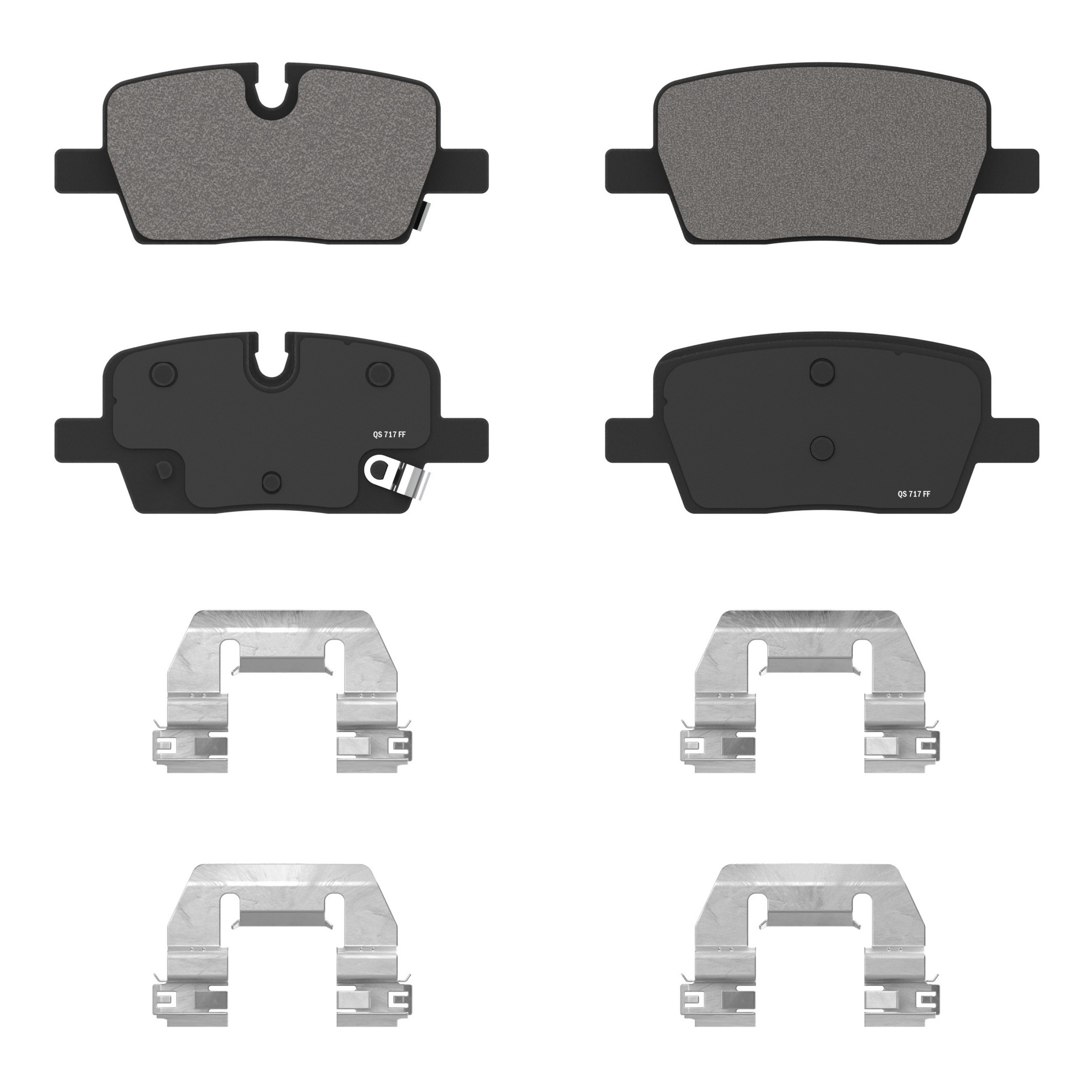 QuickStop Rear Disc Brake Pad Set Ceramic
