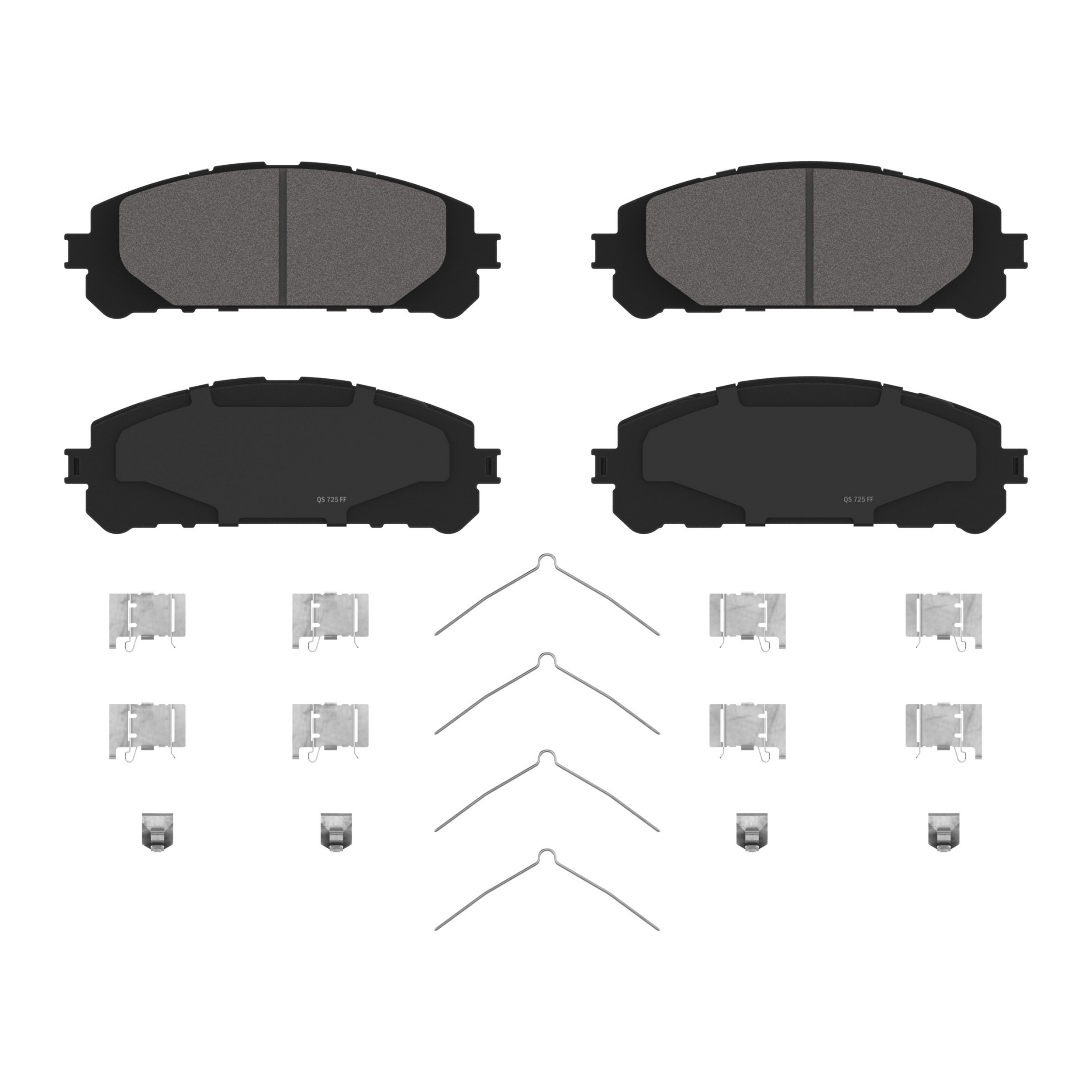 QuickStop Front Disc Brake Pad Set Ceramic