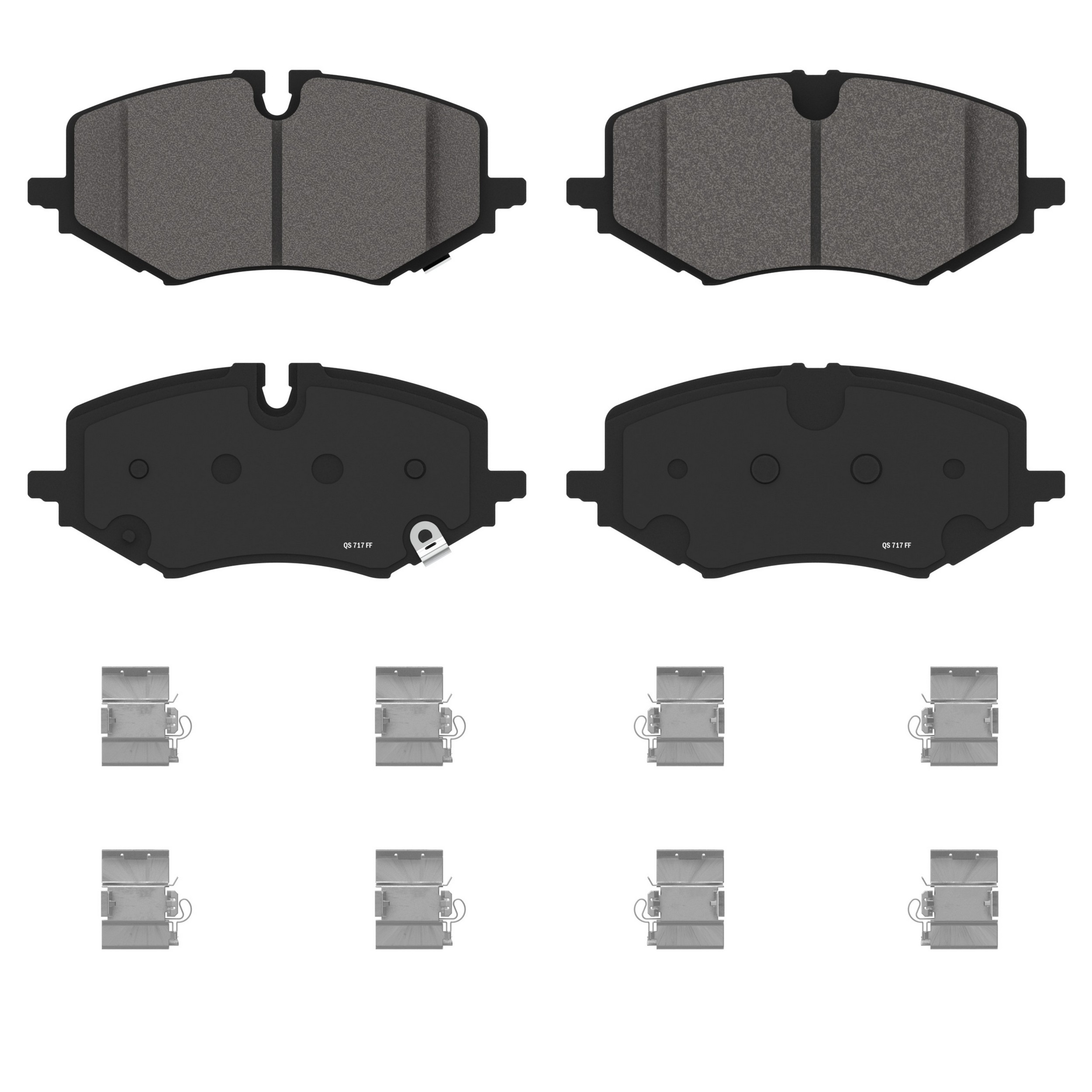 QuickStop Front Disc Brake Pad Set Ceramic