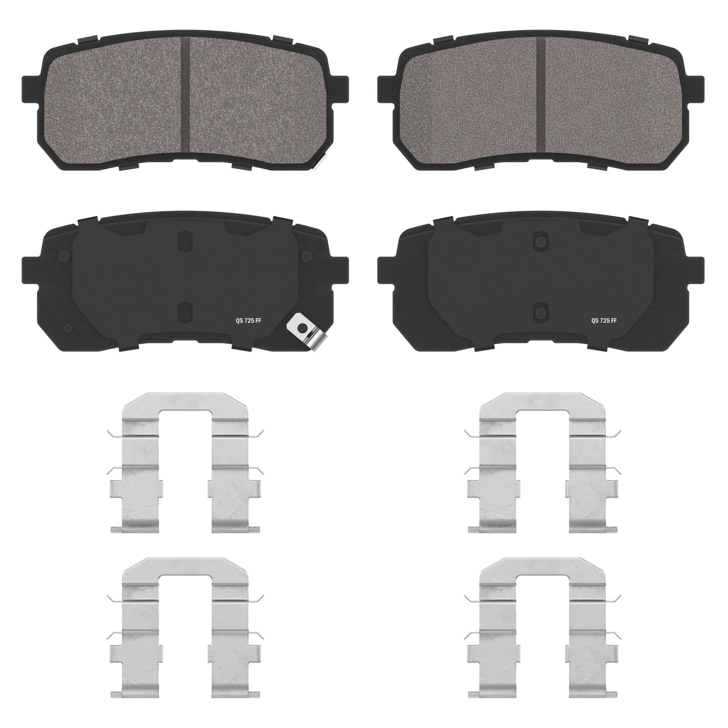 QuickStop Rear Disc Brake Pad Set Ceramic