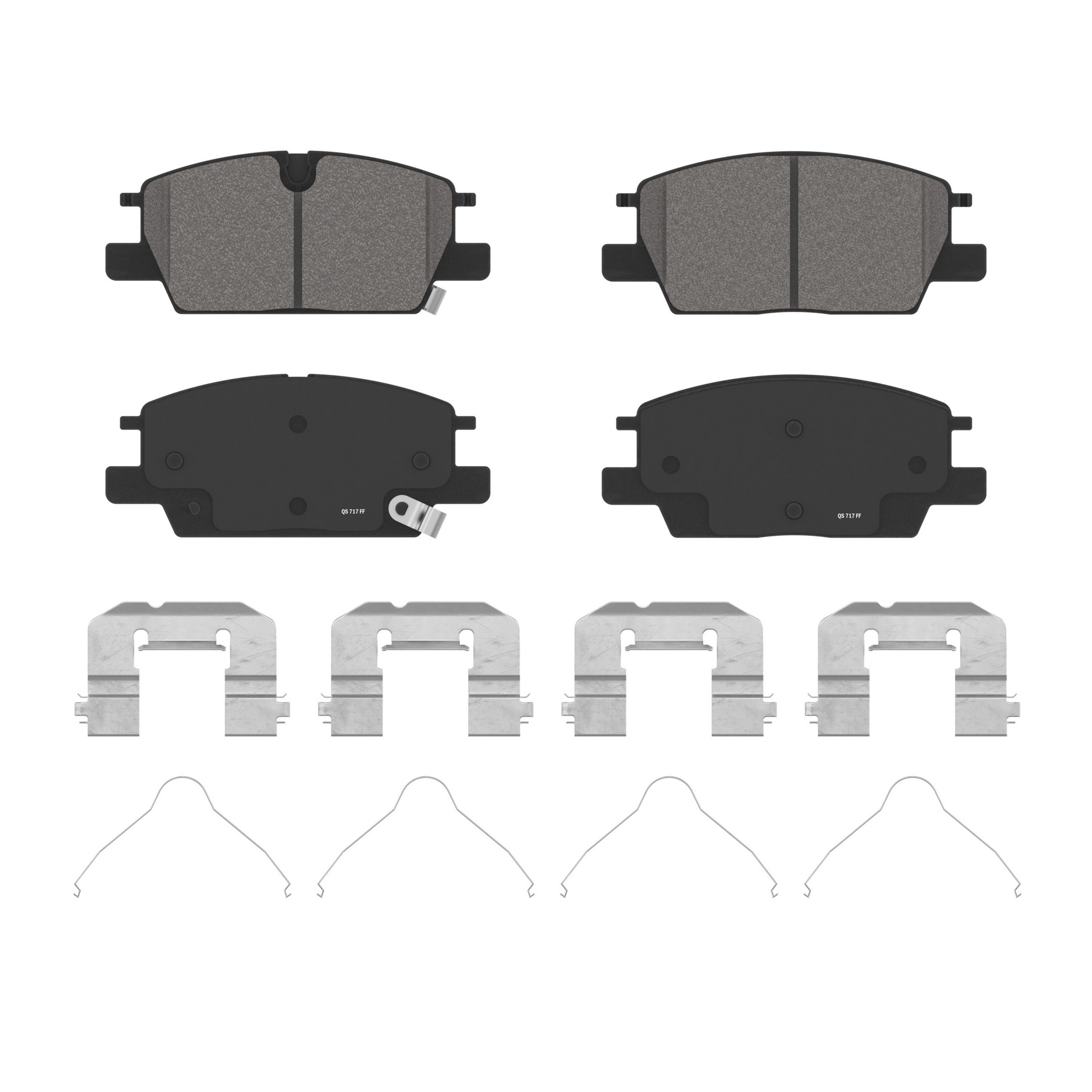 QuickStop Front Disc Brake Pad Set Ceramic