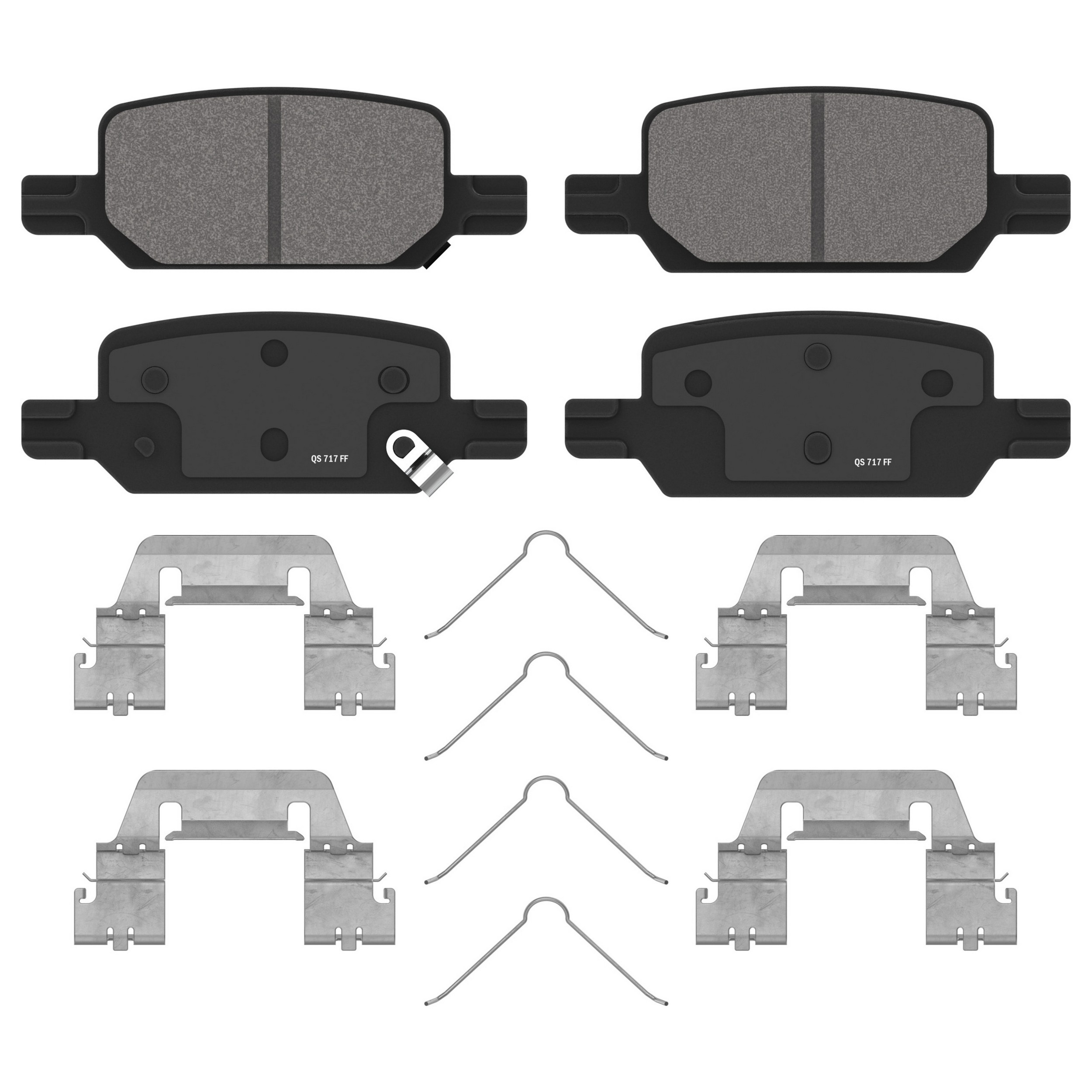 QuickStop Rear Disc Brake Pad Set Ceramic