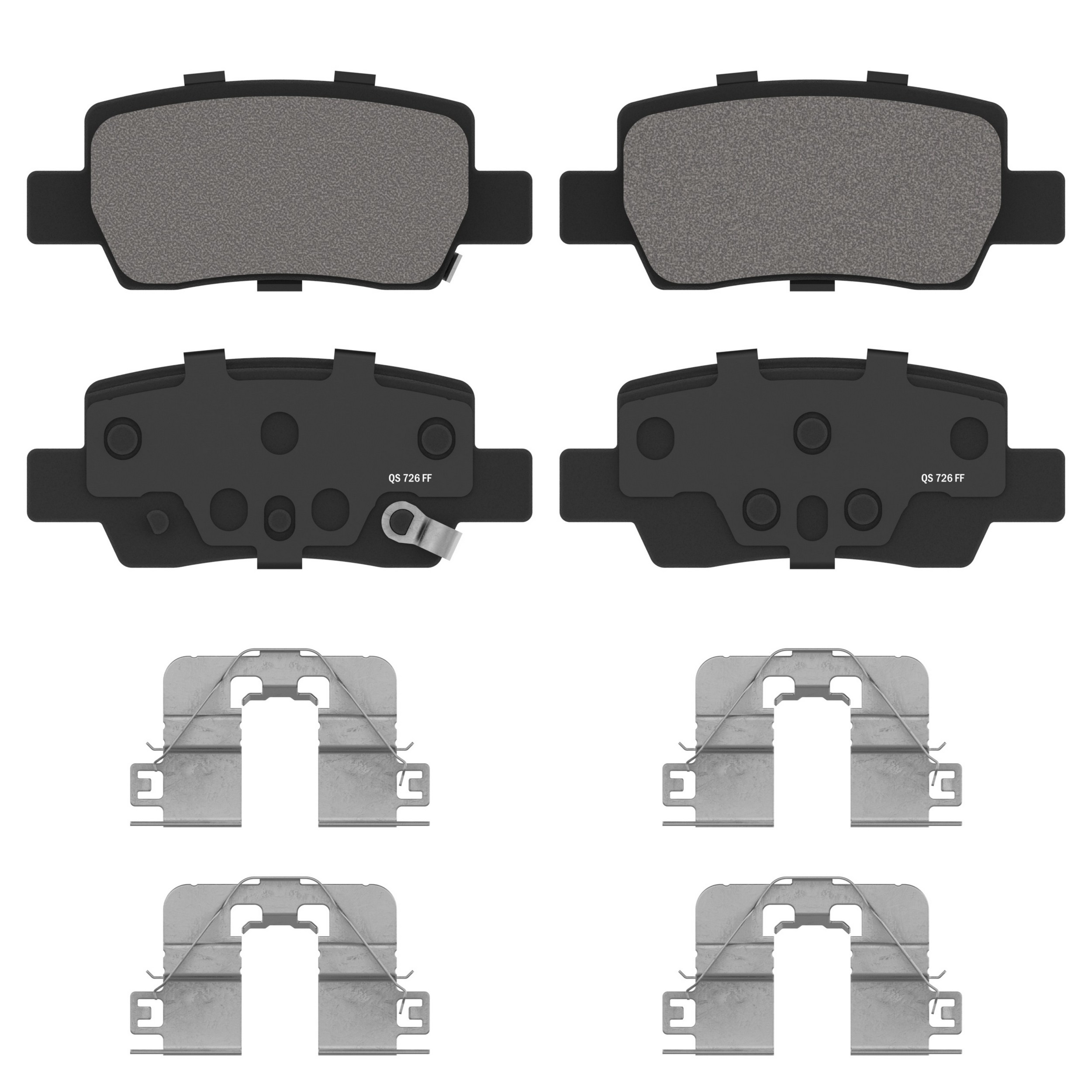 QuickStop Rear Disc Brake Pad Set Ceramic