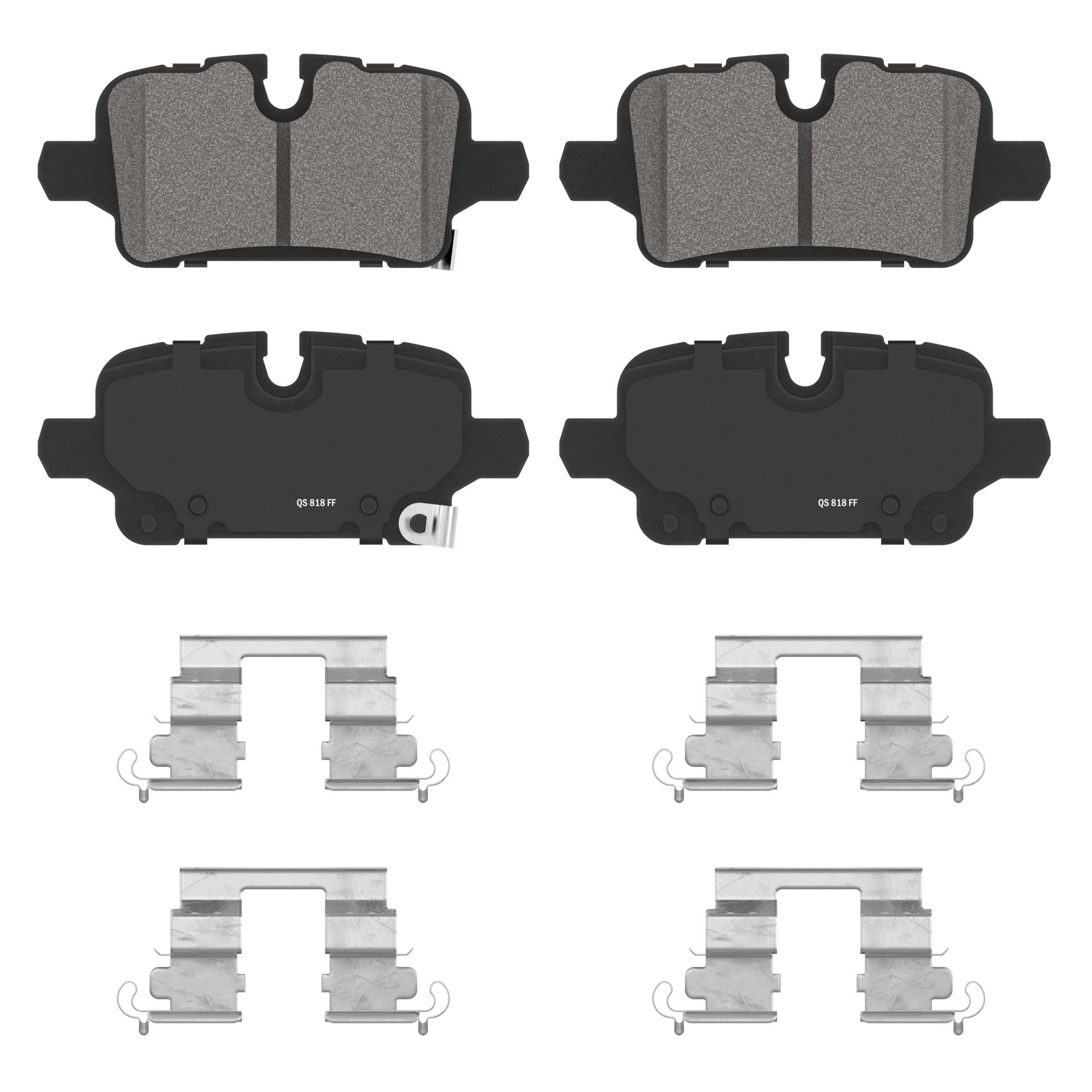 QuickStop Rear Disc Brake Pad Set Ceramic