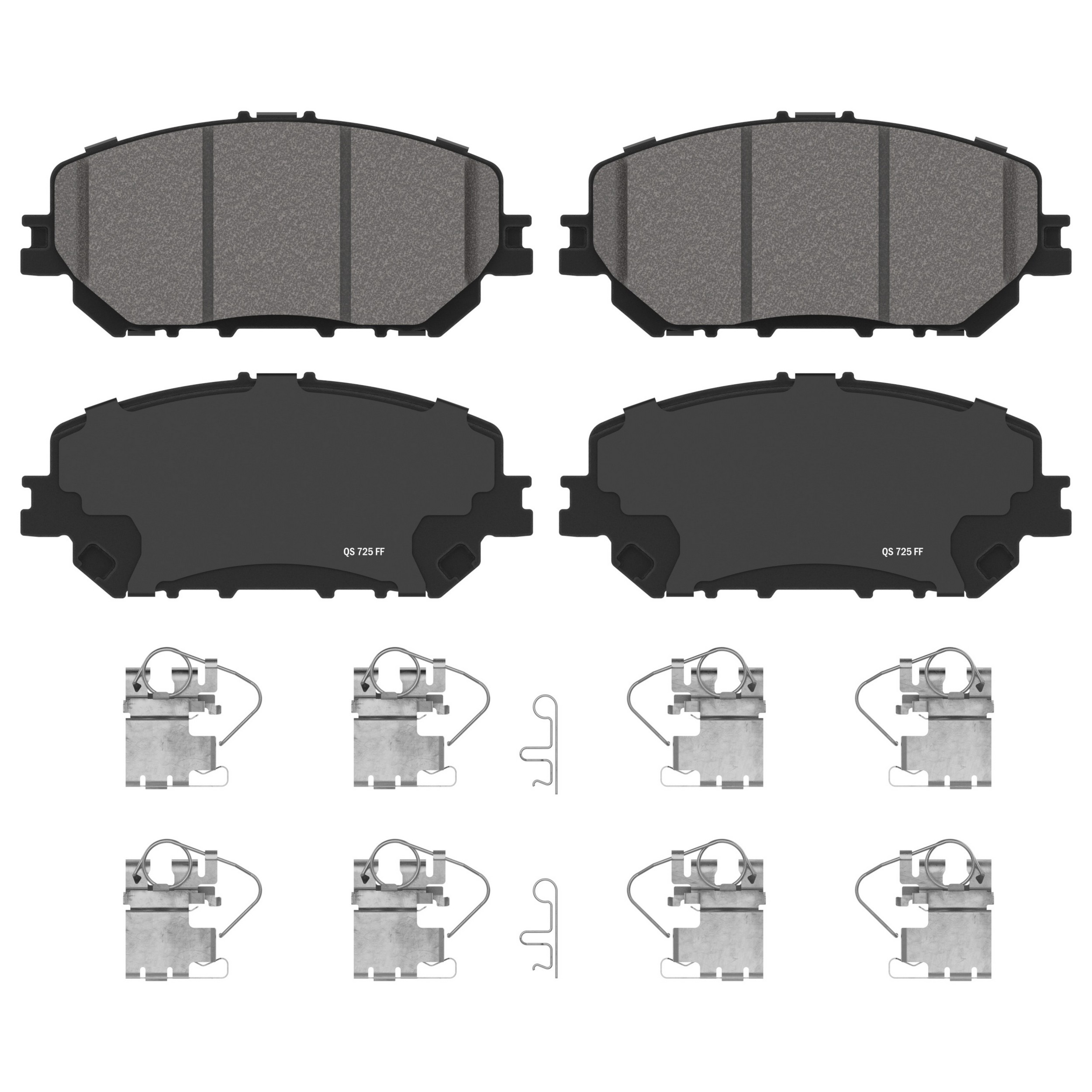 QuickStop Front Disc Brake Pad Set Ceramic