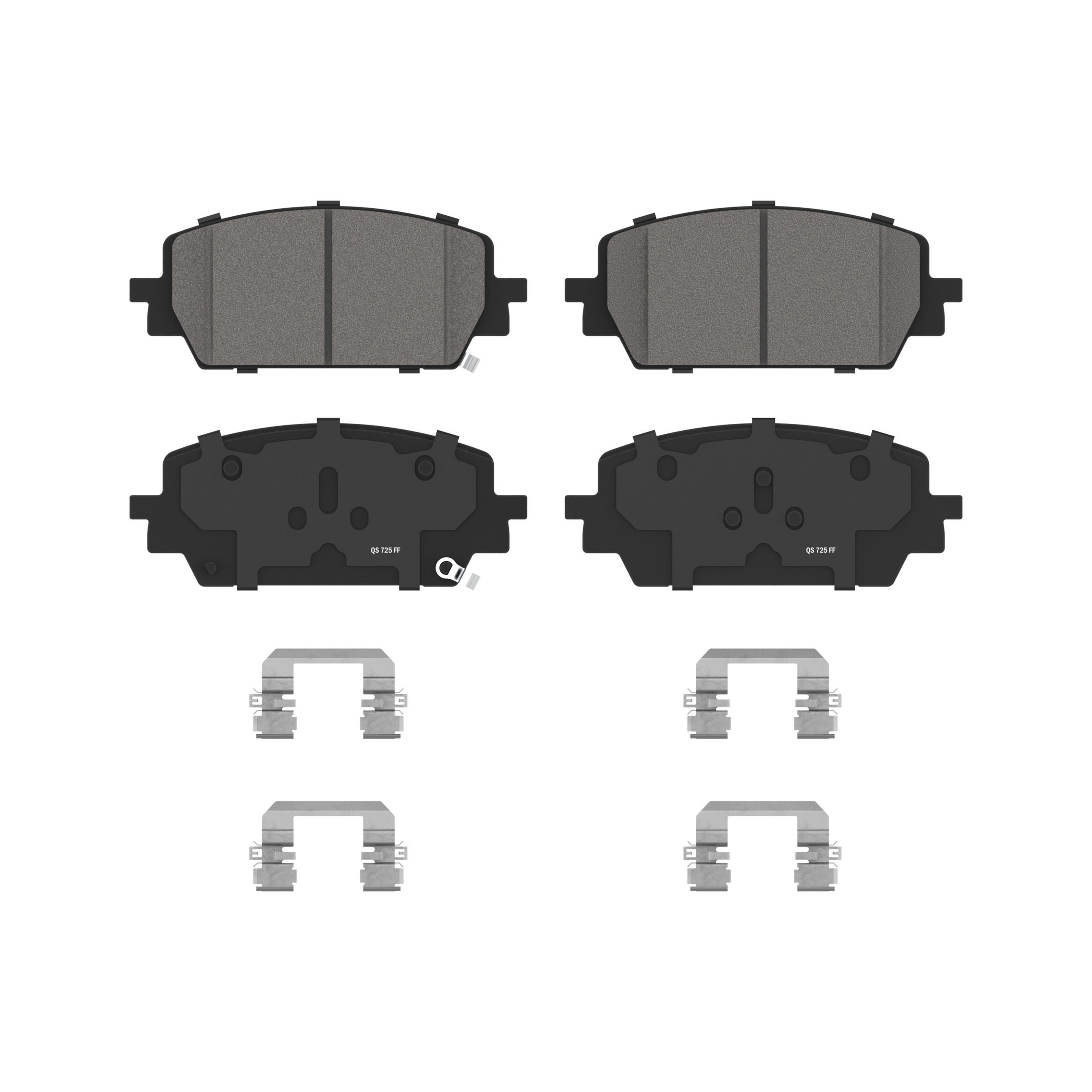 QuickStop Front Disc Brake Pad Set Ceramic
