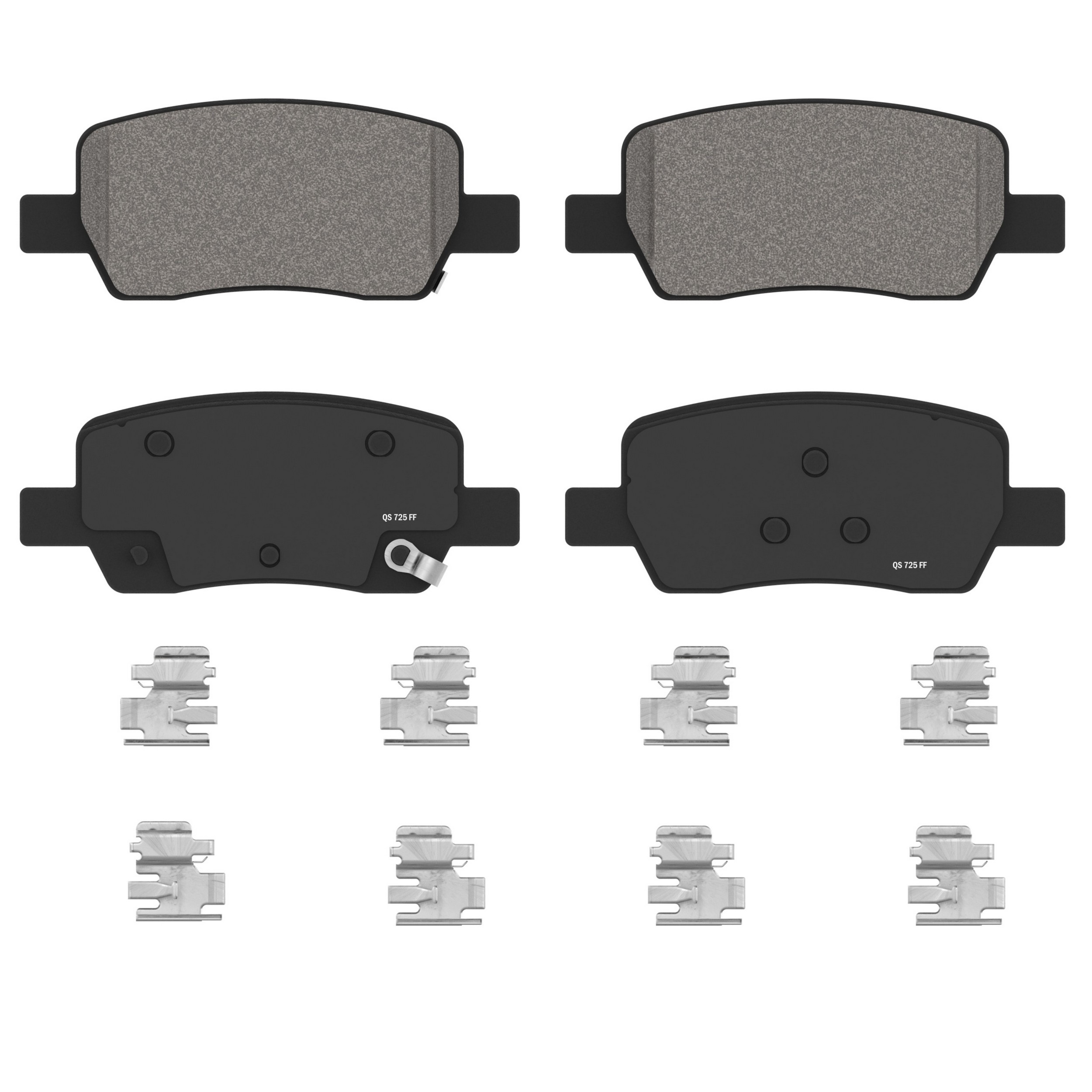 QuickStop Rear Disc Brake Pad Set Ceramic