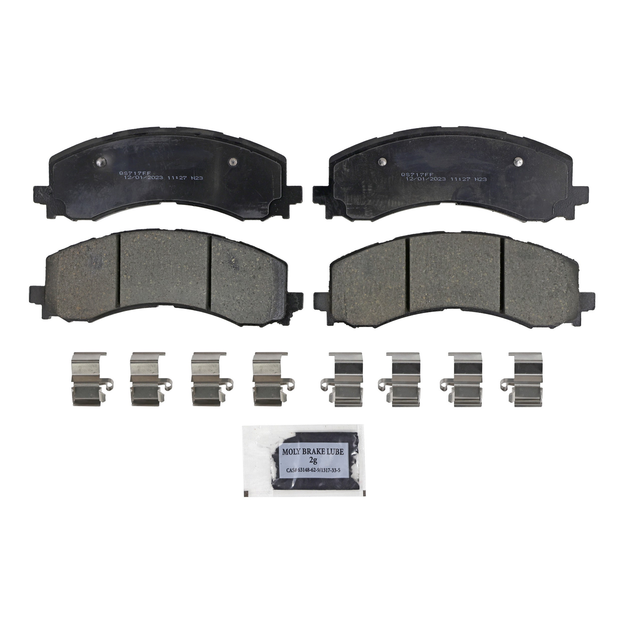 QuickStop Front Disc Brake Pad Set Ceramic