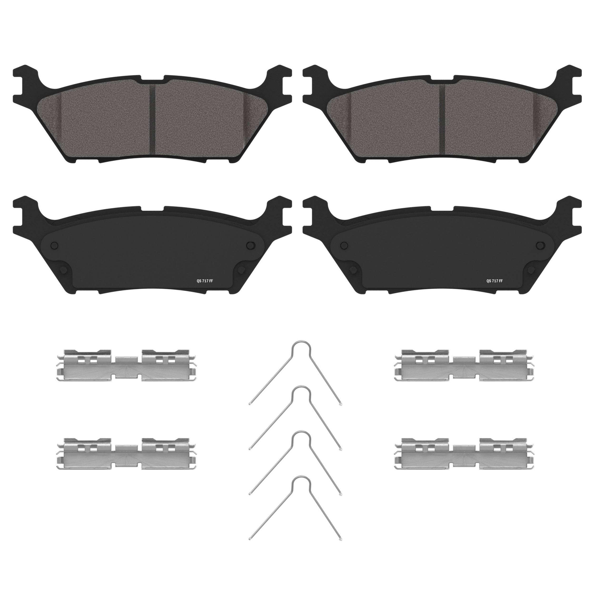 QuickStop Rear Disc Brake Pad Set Ceramic