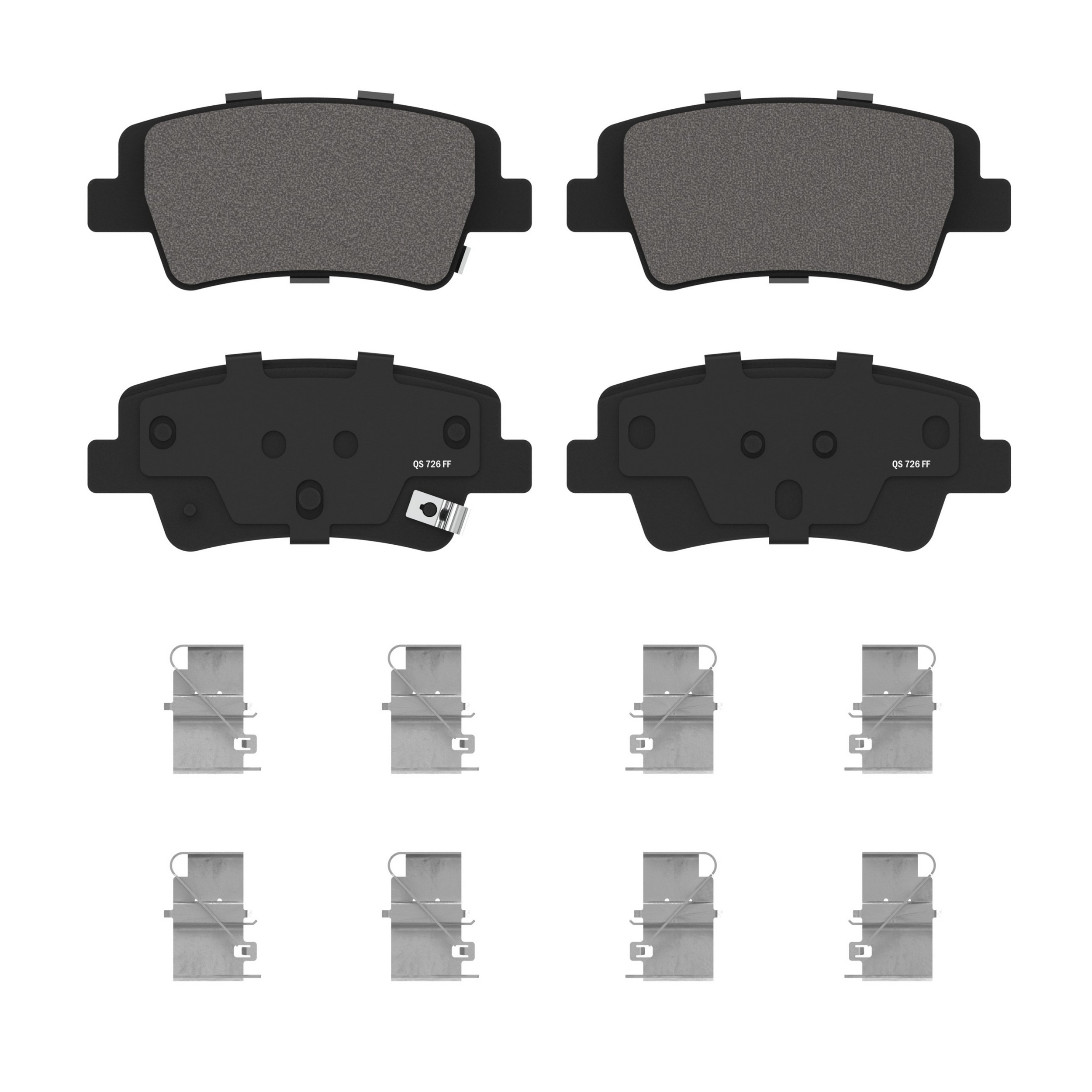 QuickStop Rear Disc Brake Pad Set Ceramic