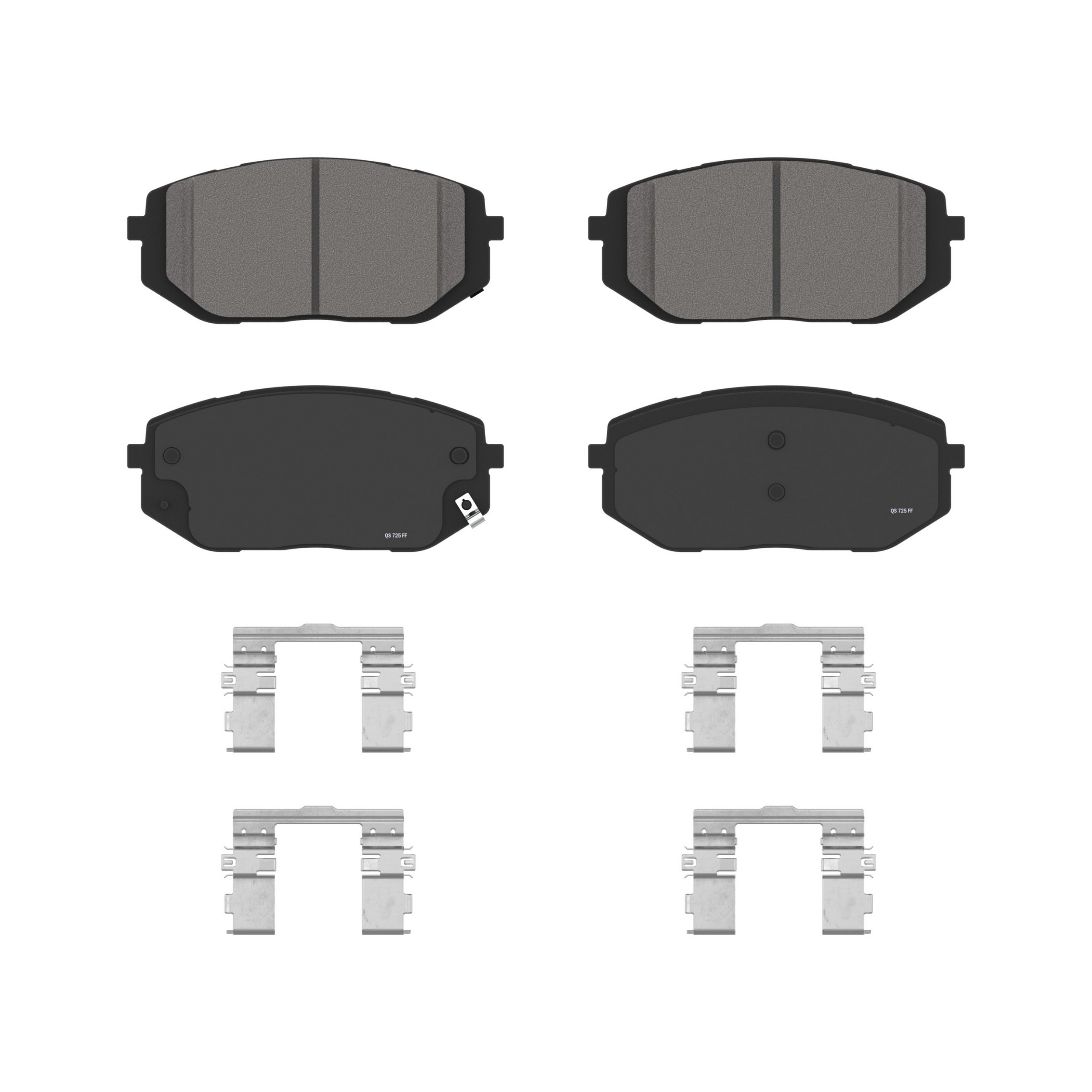 QuickStop Front Disc Brake Pad Set Ceramic