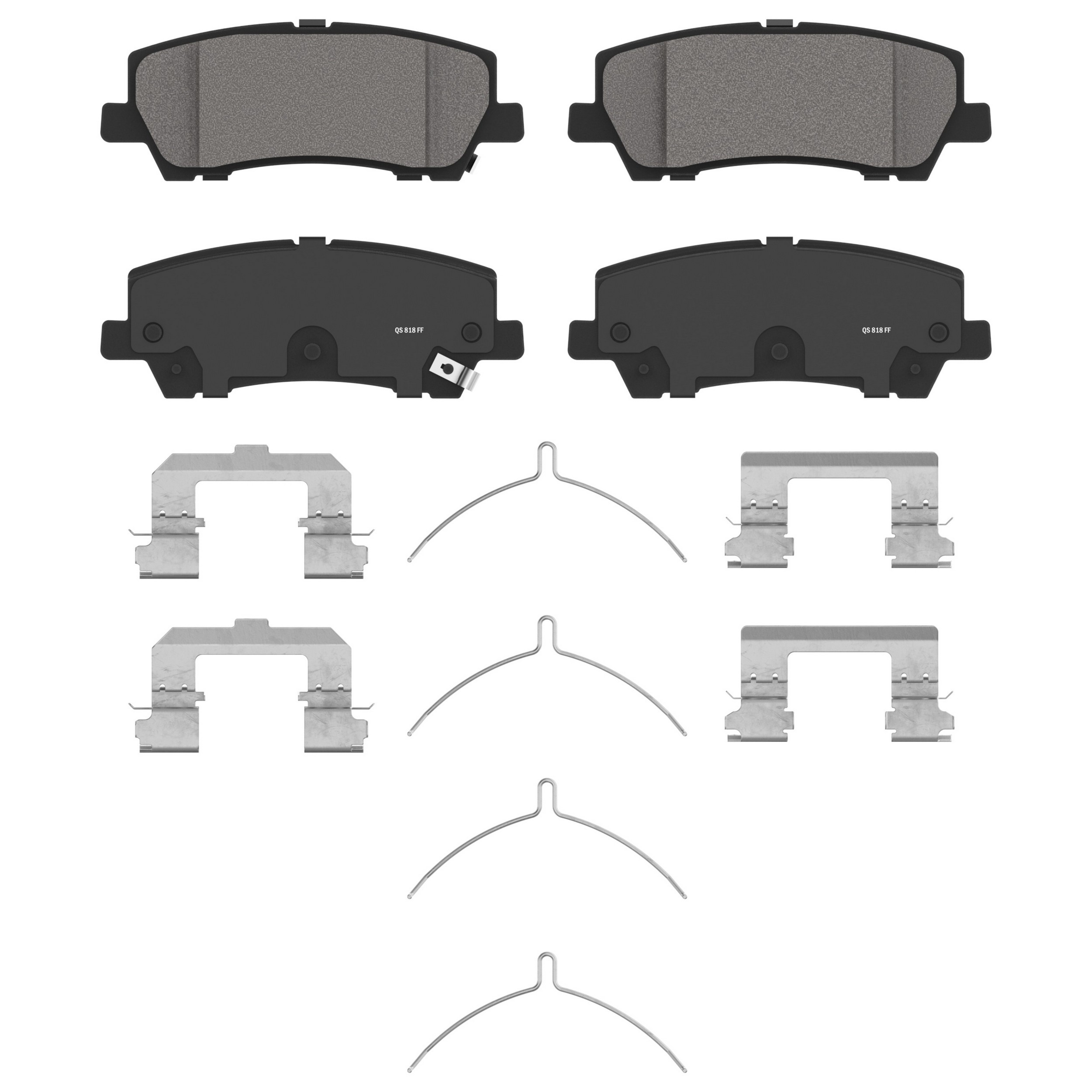 QuickStop Rear Disc Brake Pad Set Ceramic