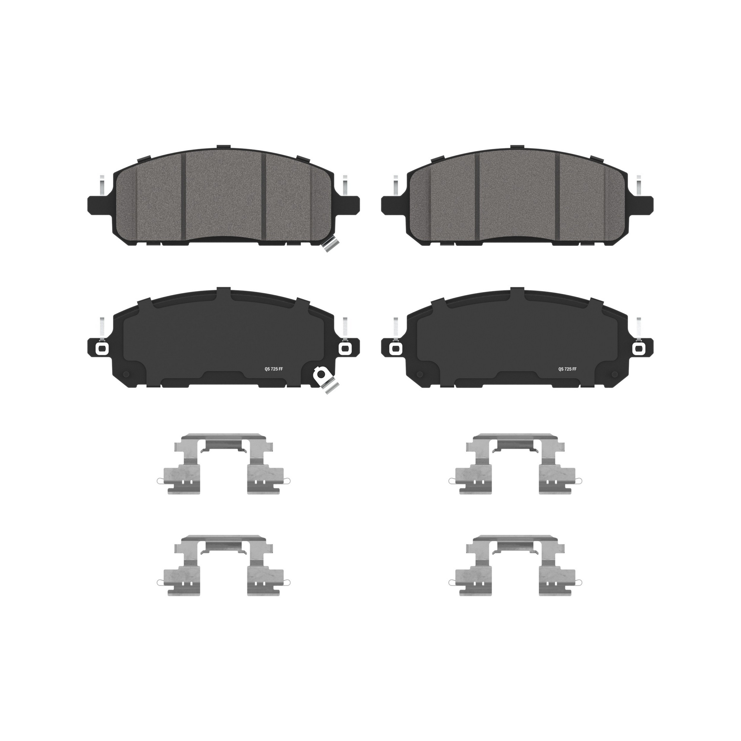 QuickStop Front Disc Brake Pad Set Ceramic