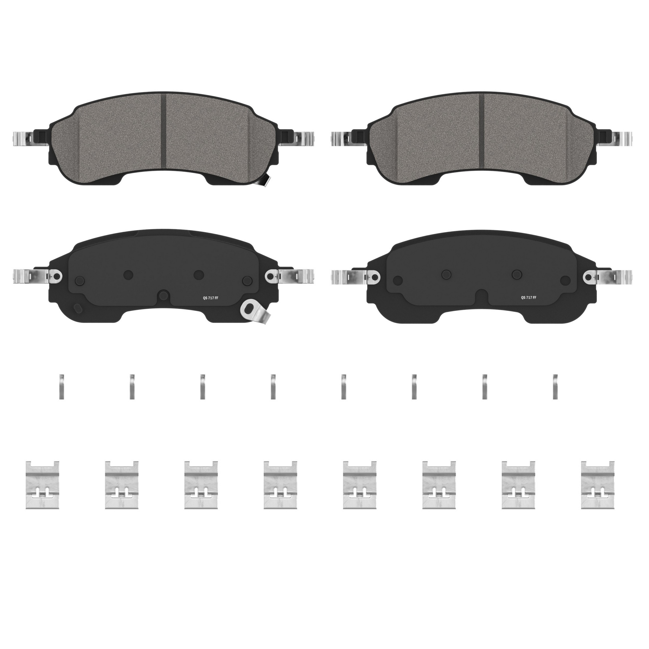 QuickStop Rear Disc Brake Pad Set Ceramic