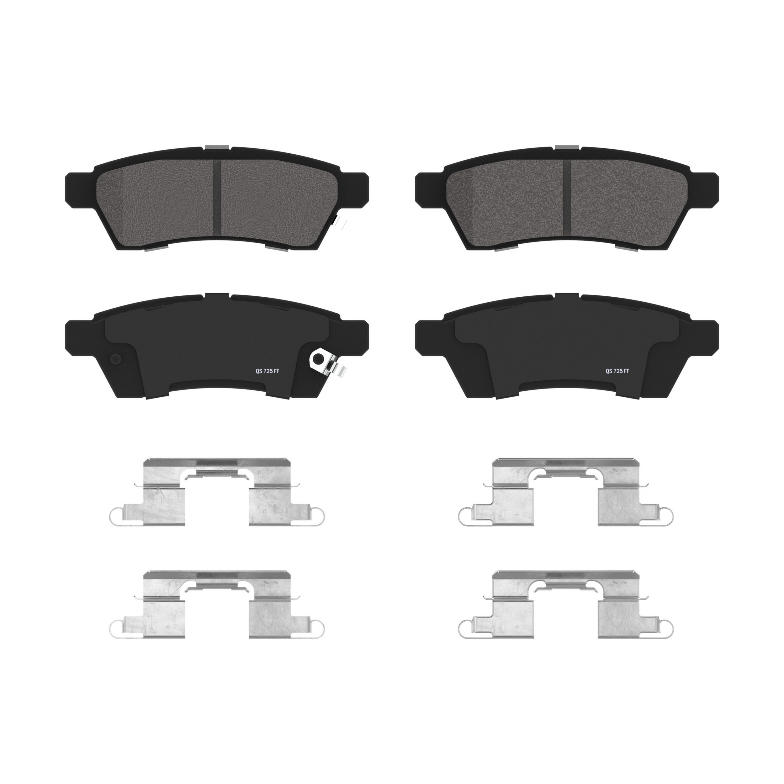 QuickStop Rear Disc Brake Pad Set Ceramic
