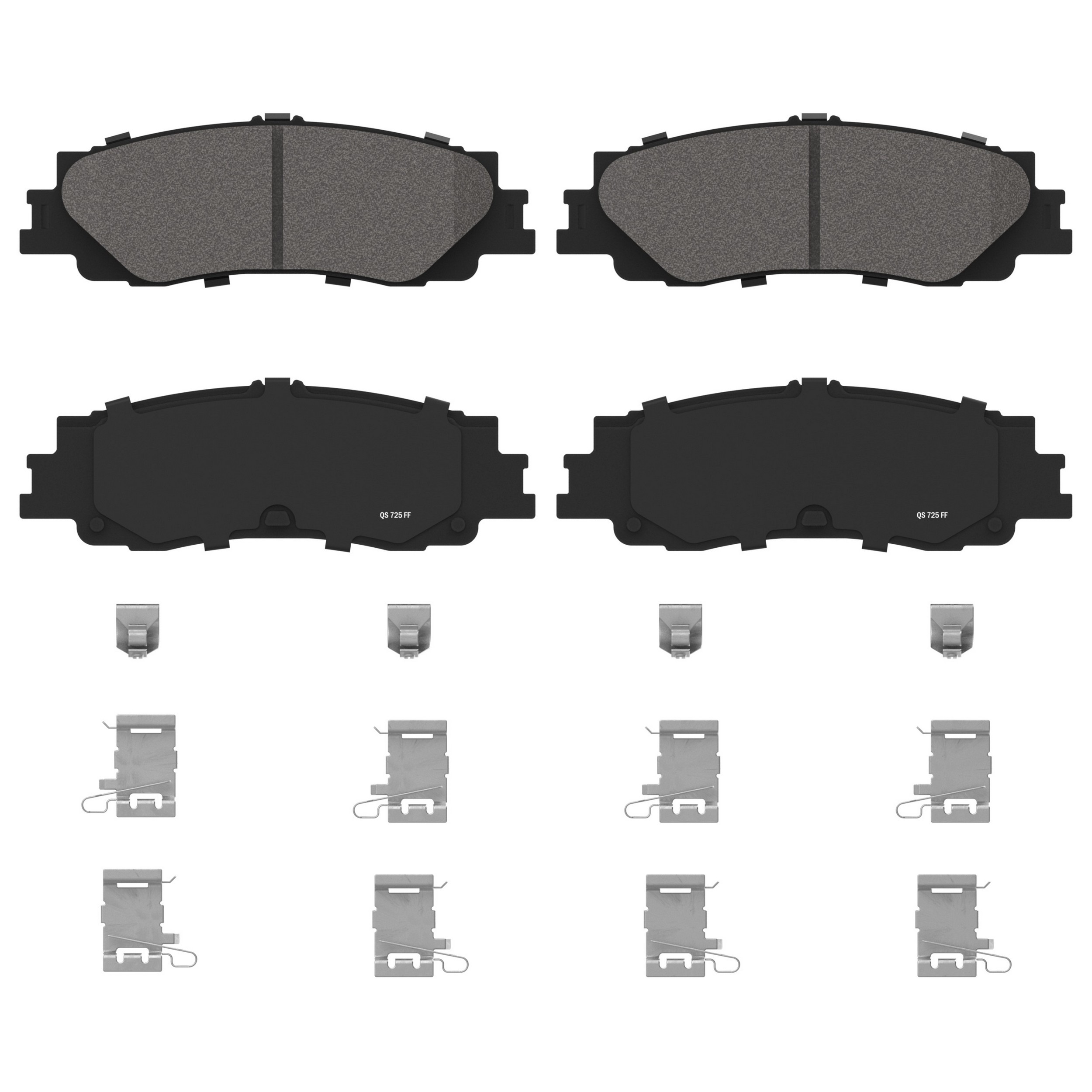 QuickStop Rear Disc Brake Pad Set Ceramic
