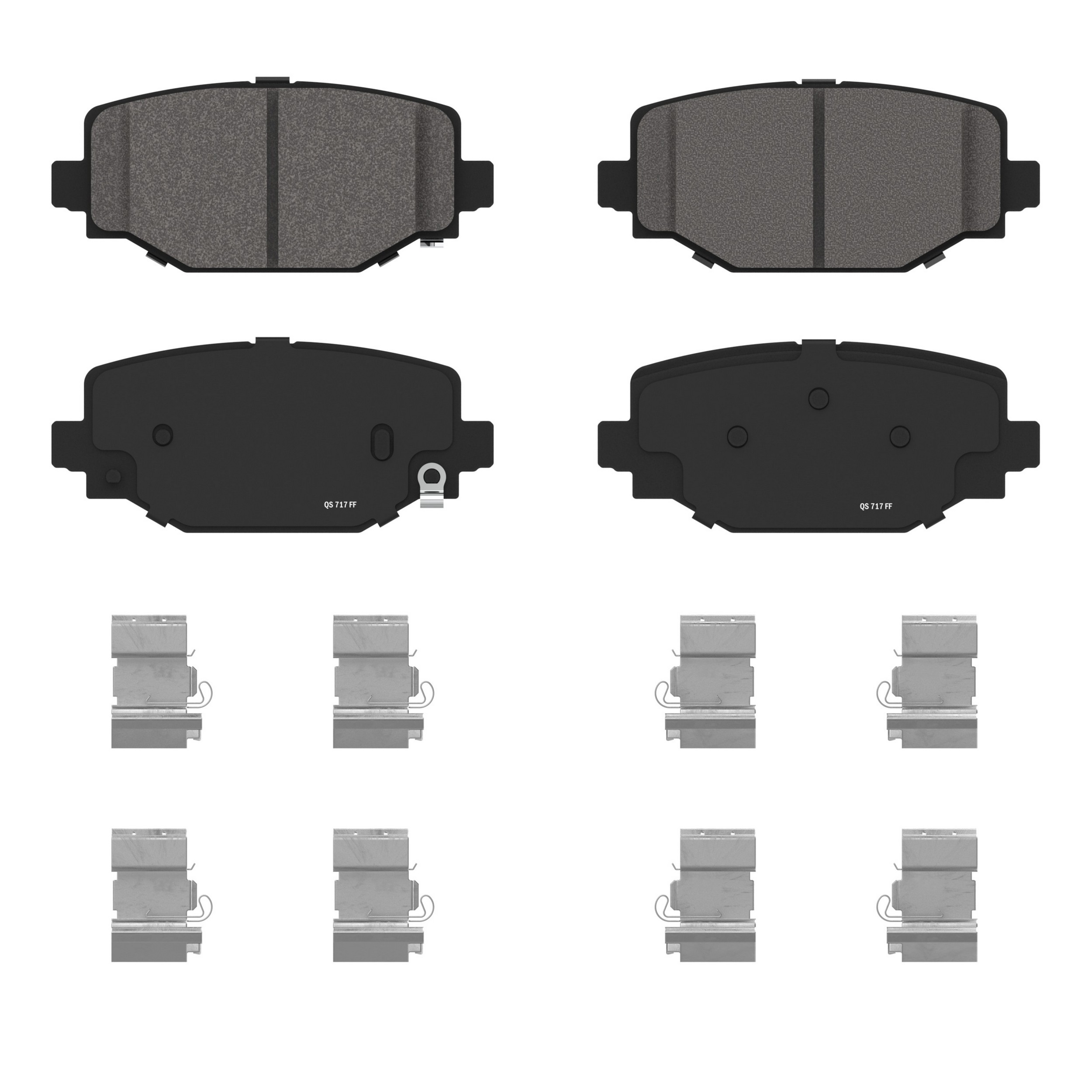 QuickStop Rear Disc Brake Pad Set Ceramic