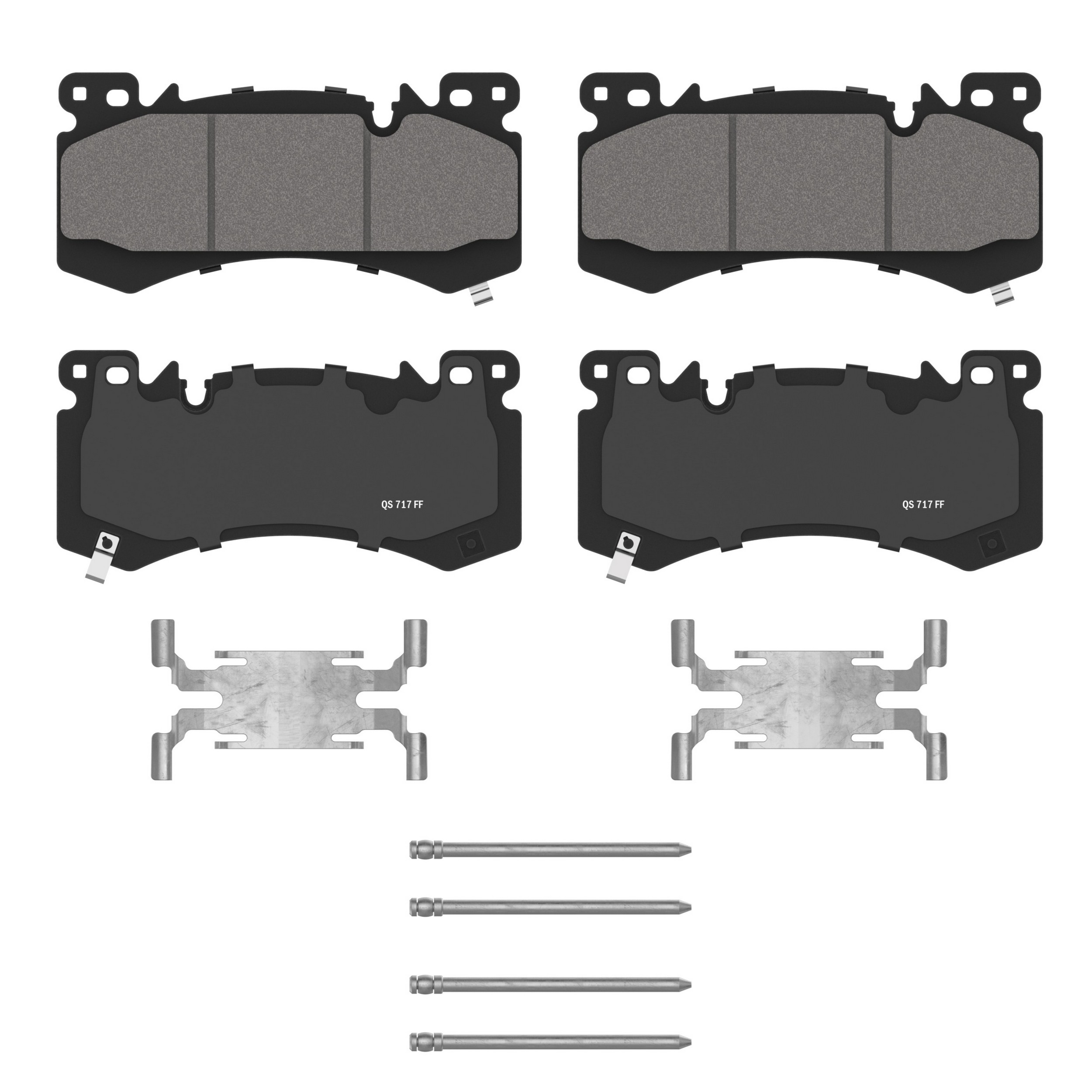 QuickStop Front Disc Brake Pad Set Ceramic